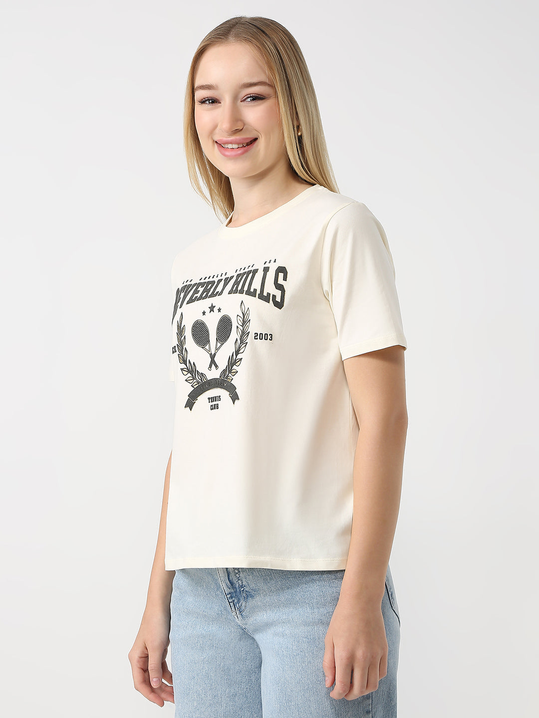 Women Graphic Boxy T-Shirt