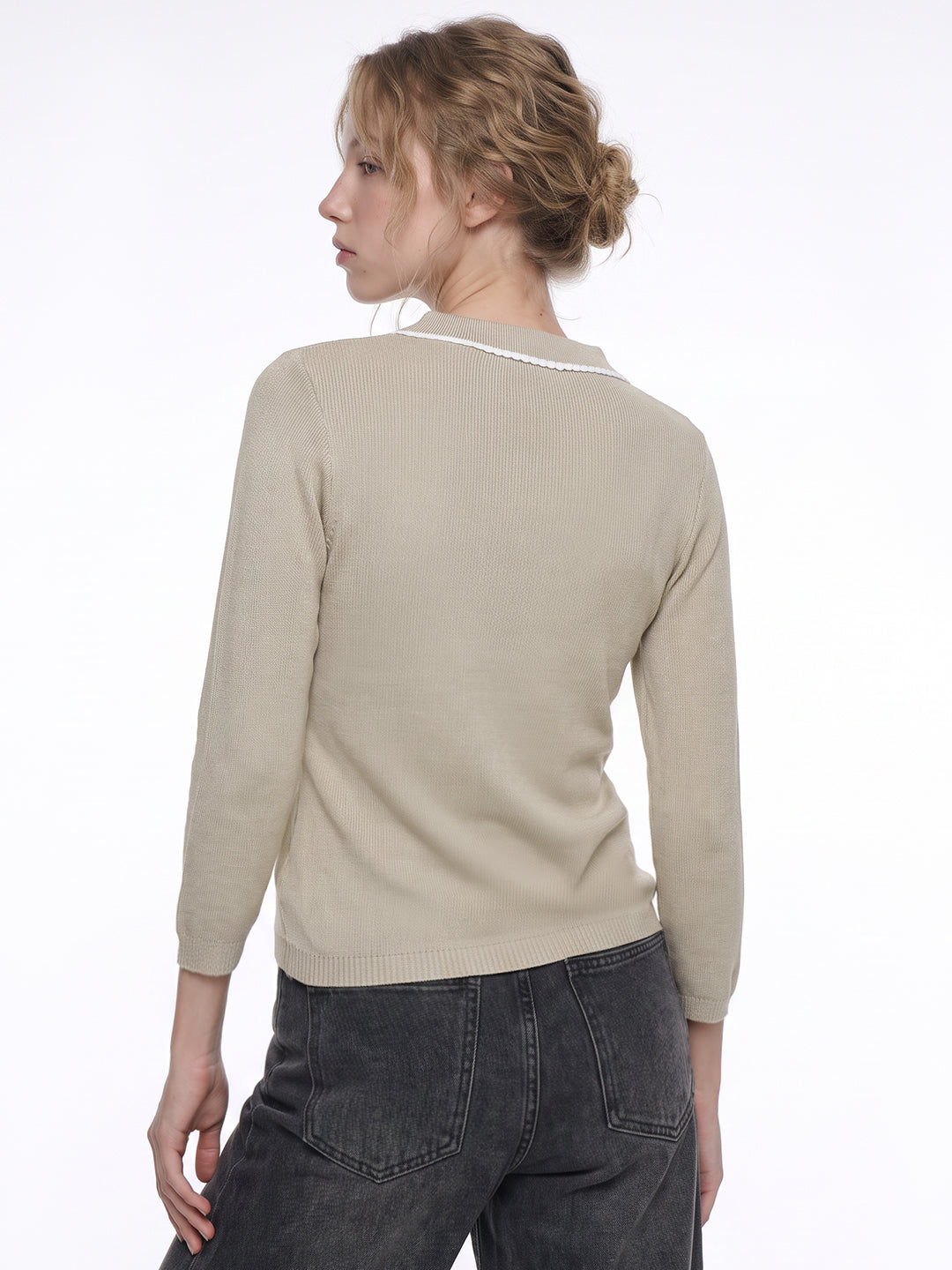 Champagne Flat Knit