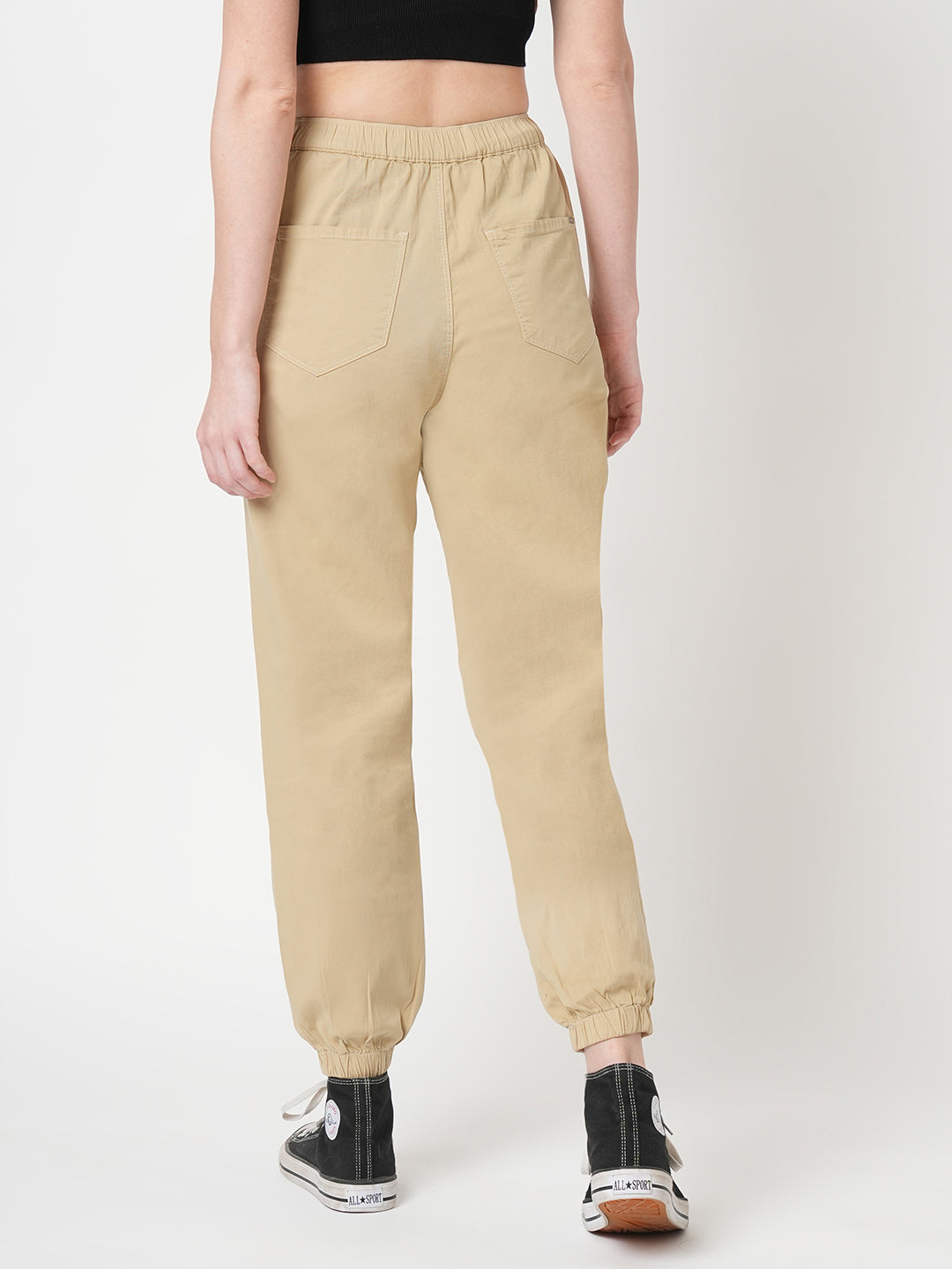 Women Oatmilk High-Rise Joggers