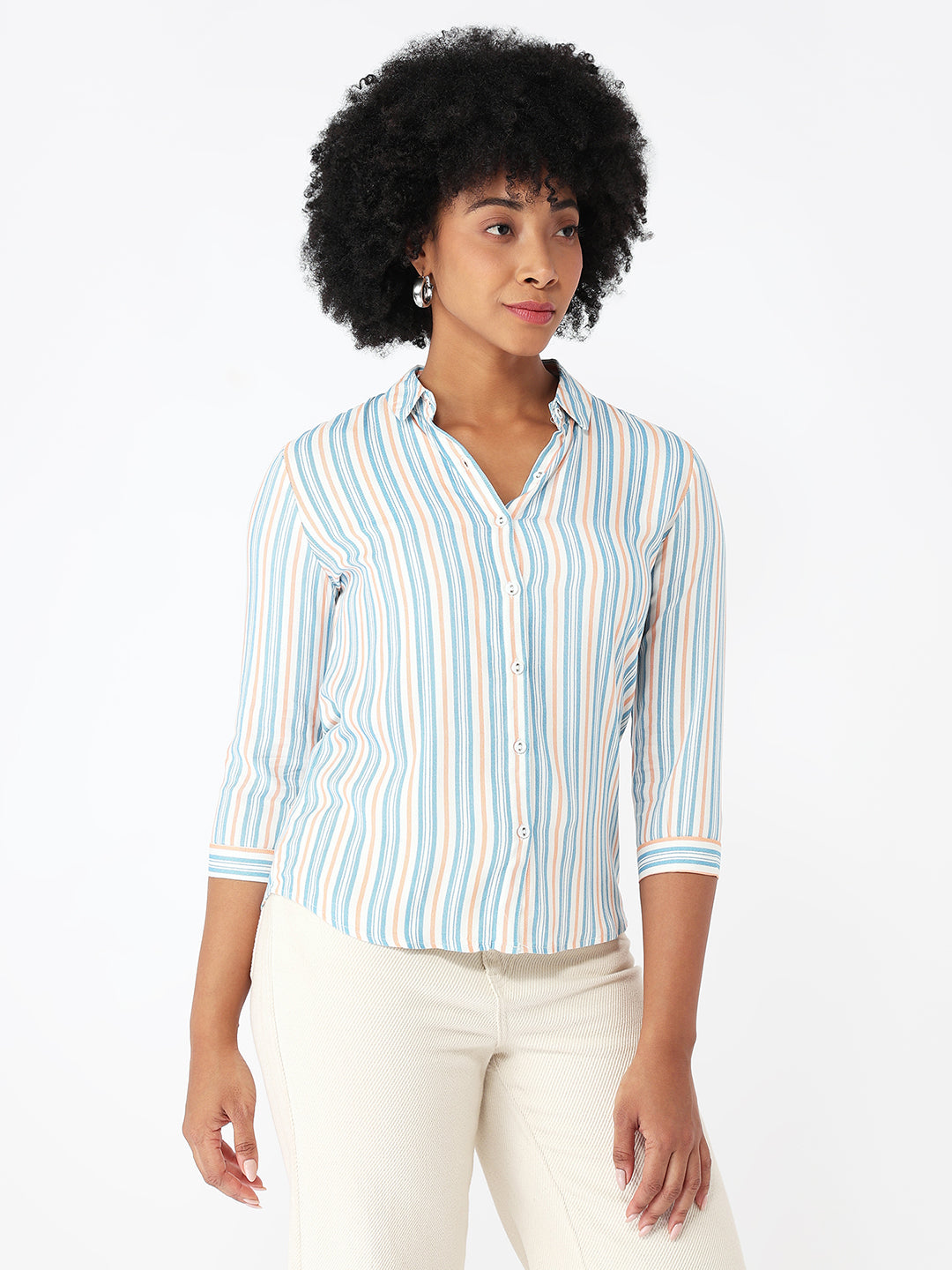 Women Multi Slim Fit Shirt