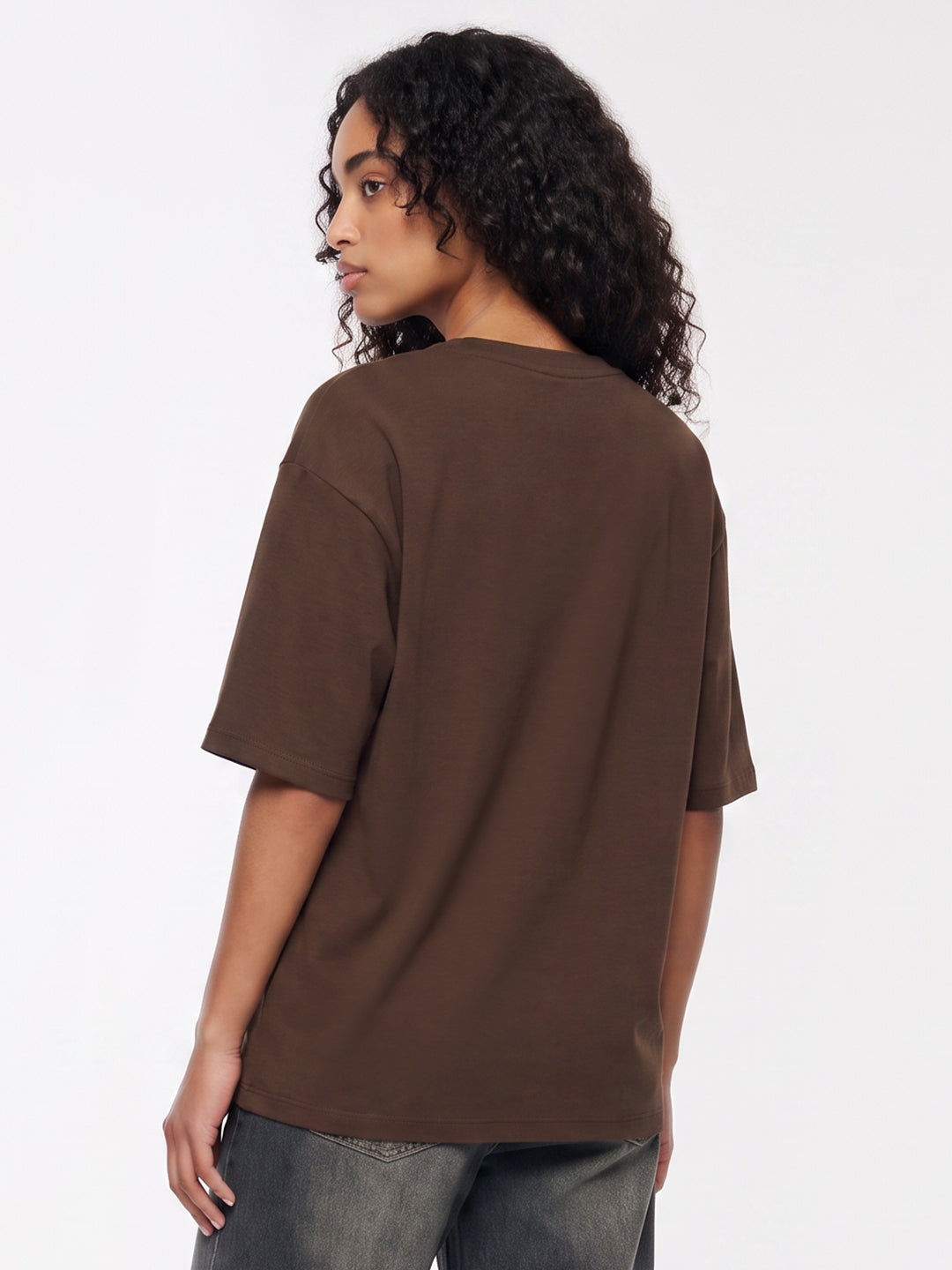Brown Oversized T-Shirt