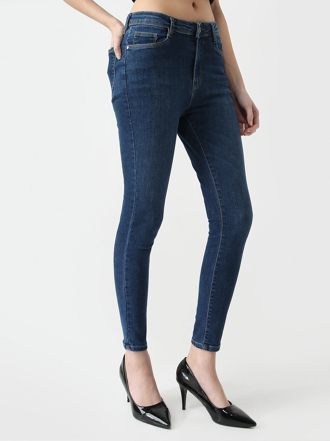 Women High-Rise Skinny Fit Jeans
