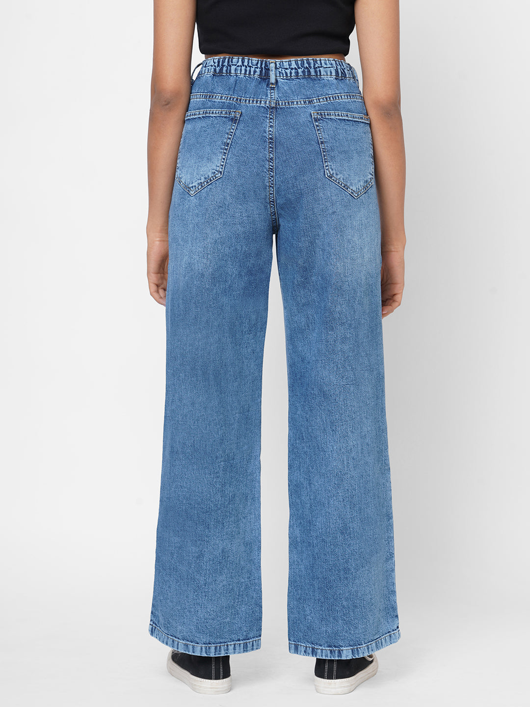 Women High-Rise Baggy Fit Jeans