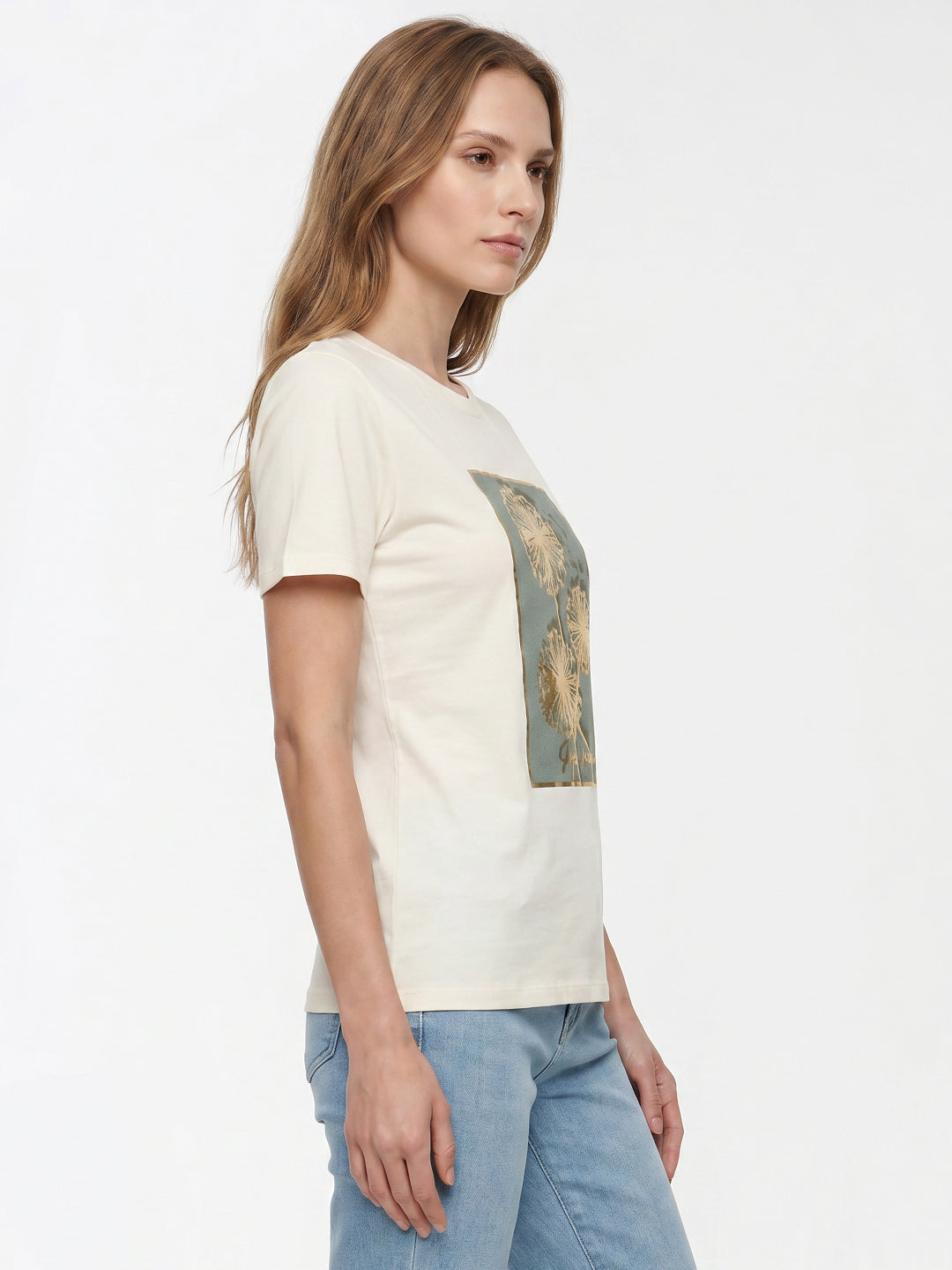 Women Ivory Graphic Tees