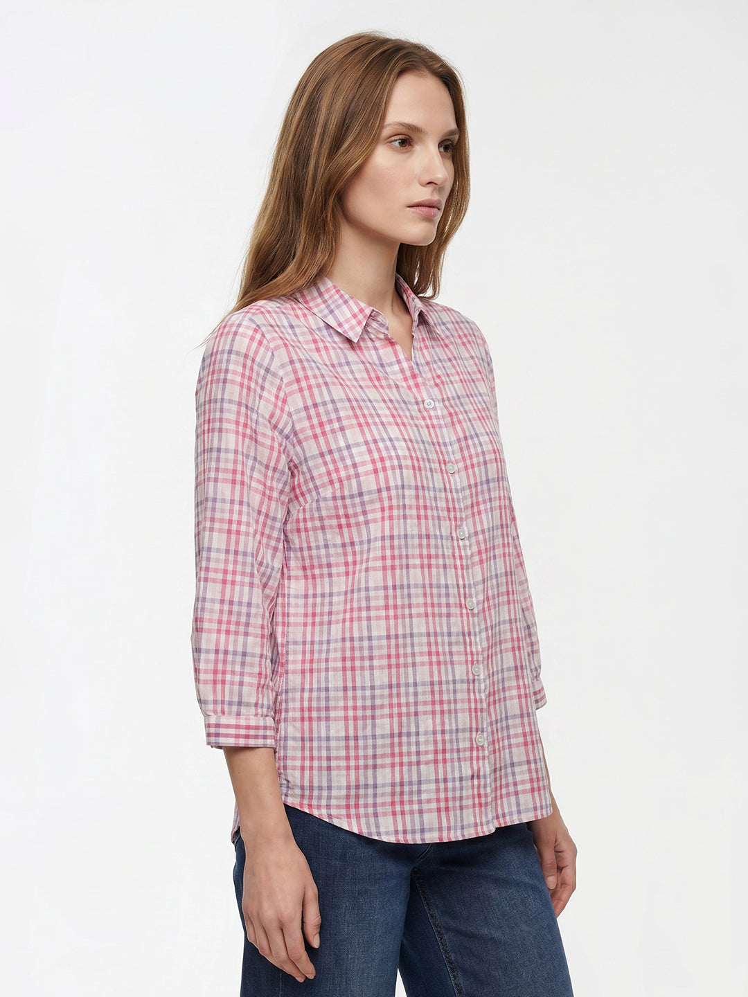 Women Pink/Purple Shirt