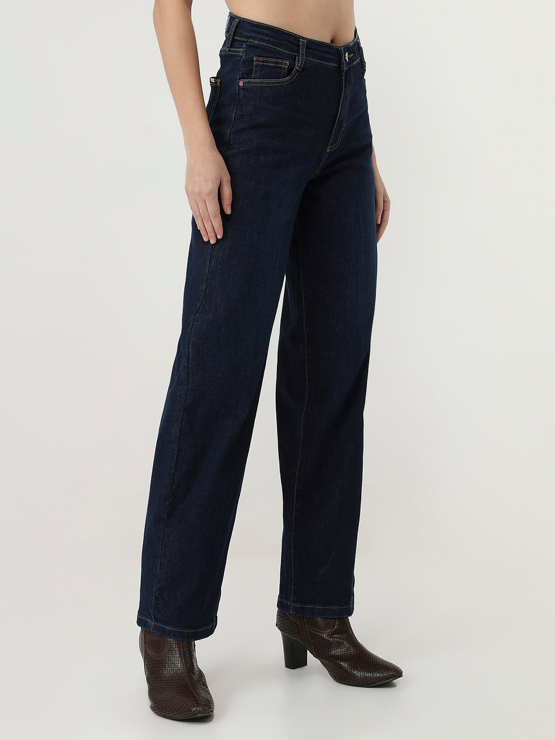 Blue High-Rise Baggy Jeans
