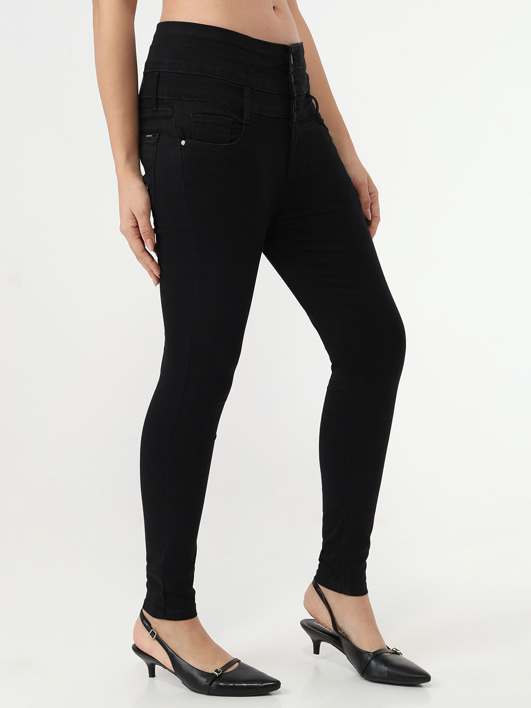 Women Solid Super Skinny Jeans