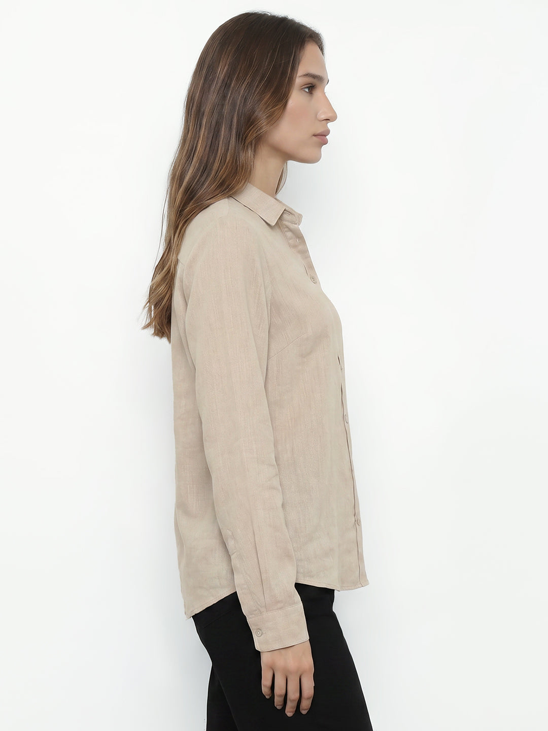 Women Light Oyester Shirt
