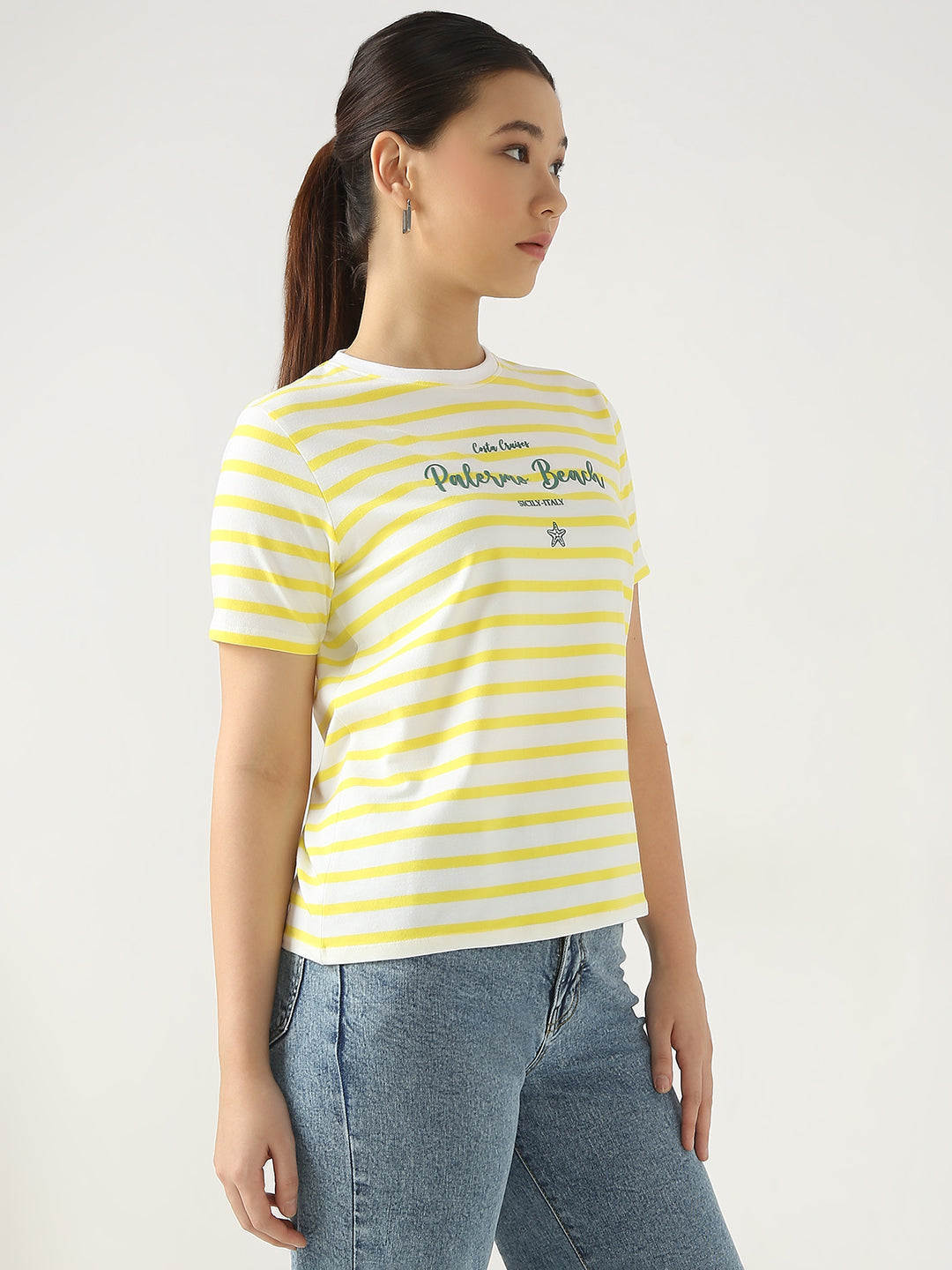 Women Striped T-Shirt