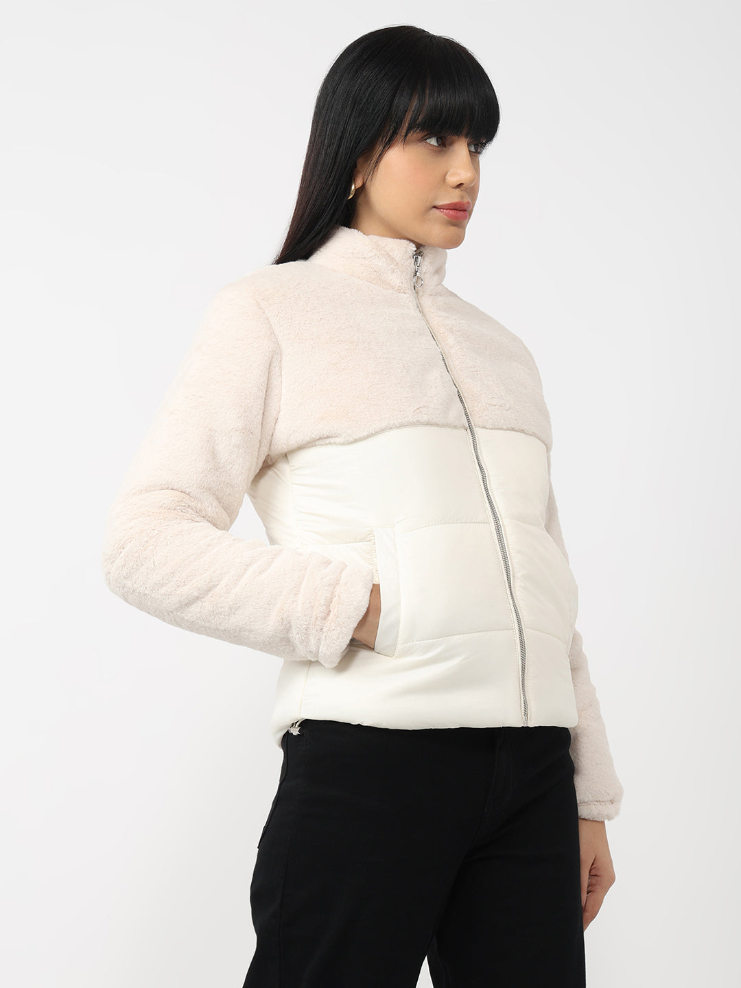 Women Ivory Winter Jacket