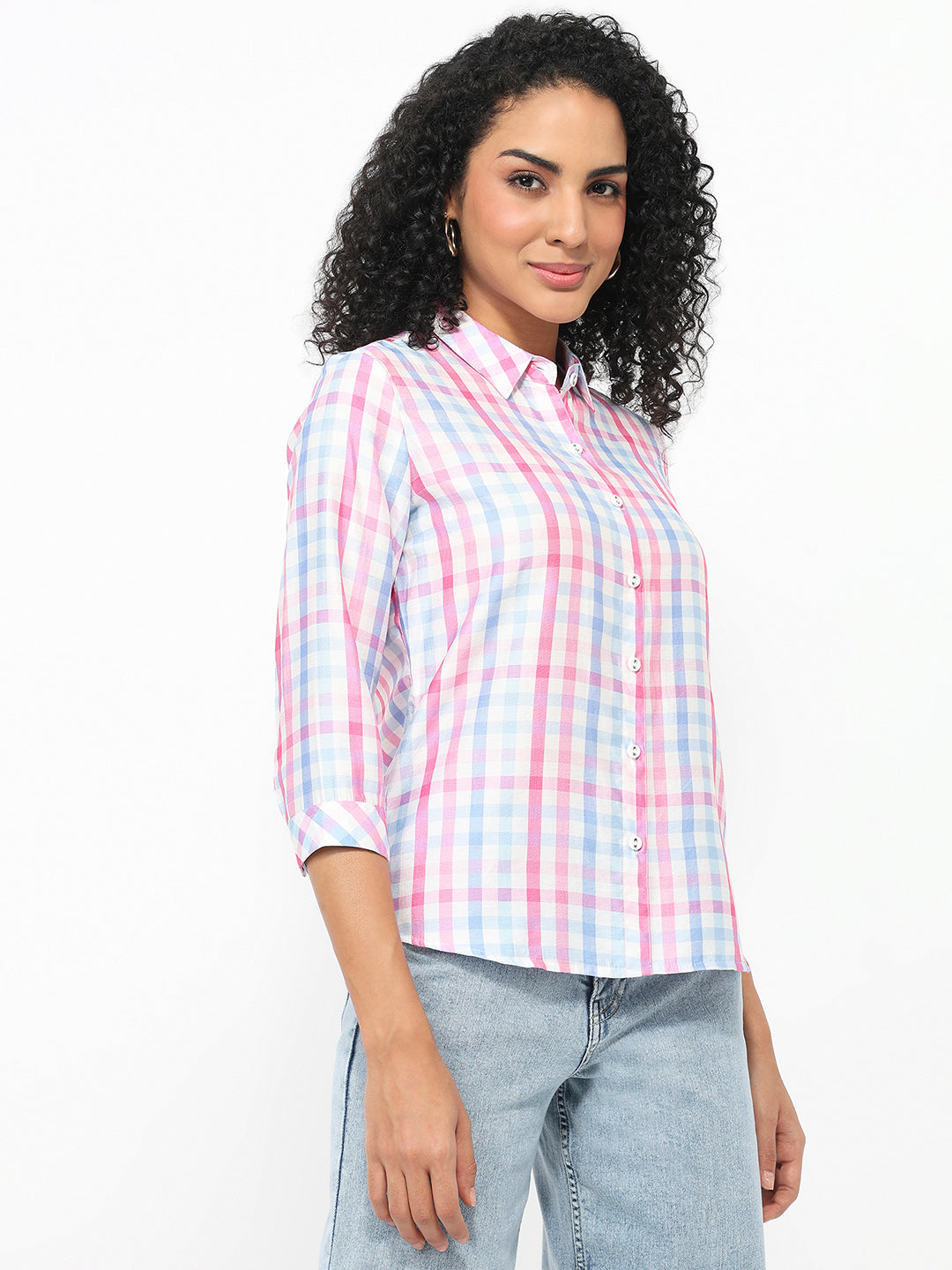 Women Multi Checked Shirt