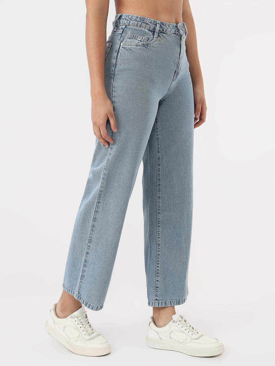 Women Ice Wide Leg Jeans