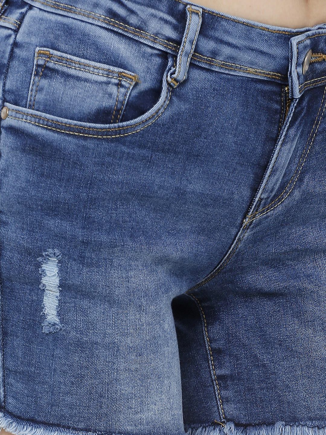 Women High-Rise Slim Shorts