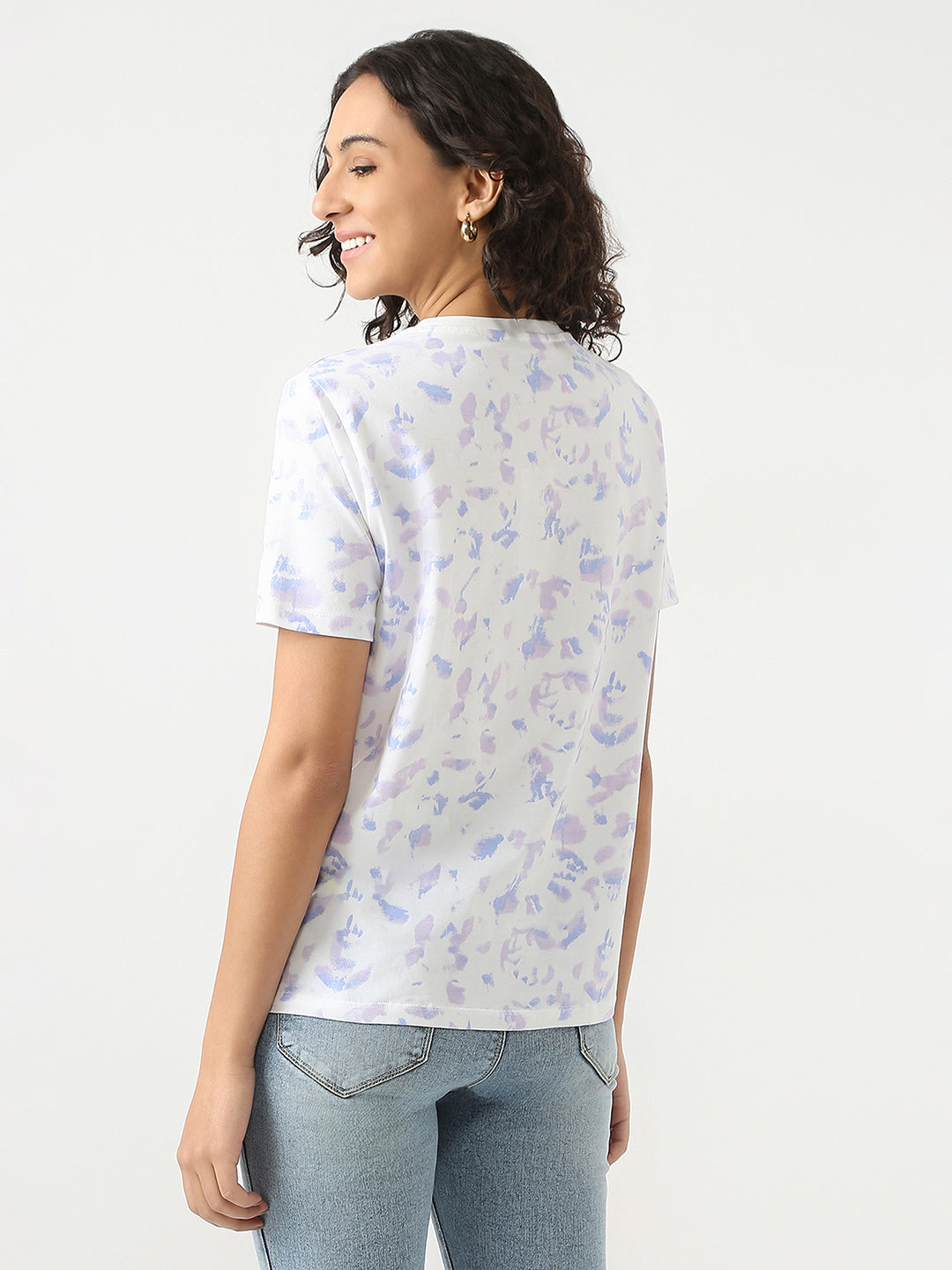Women Tie & Dye Slim T-Shirt
