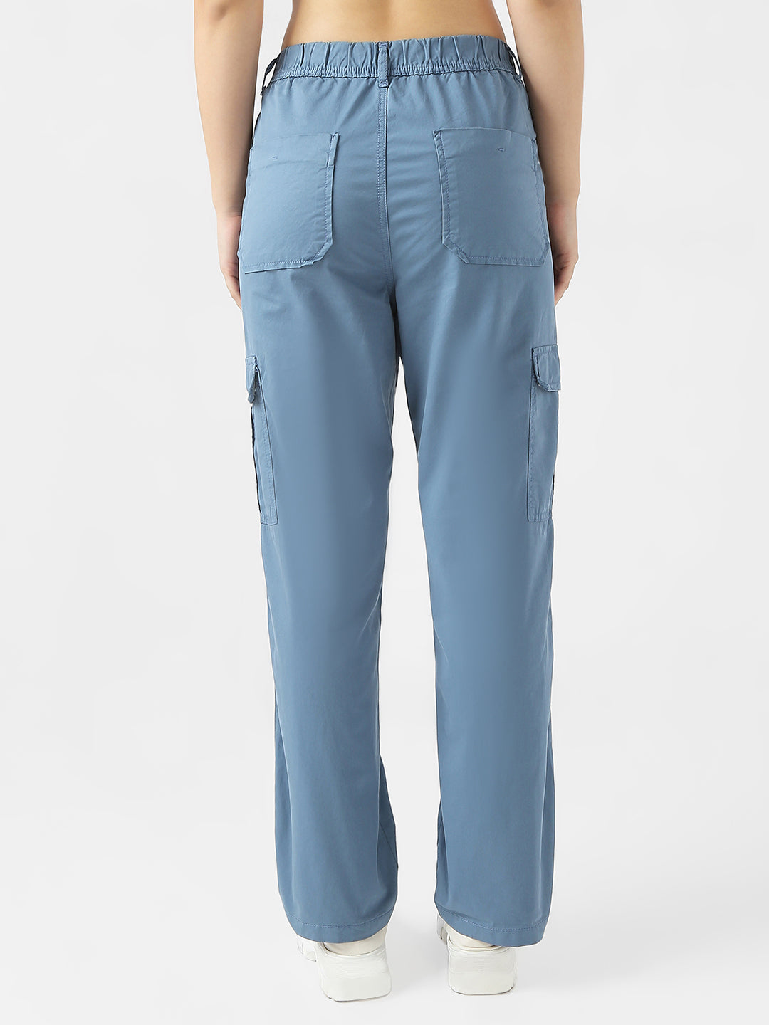Women Bel Air Blue Mid-Rise Cargo