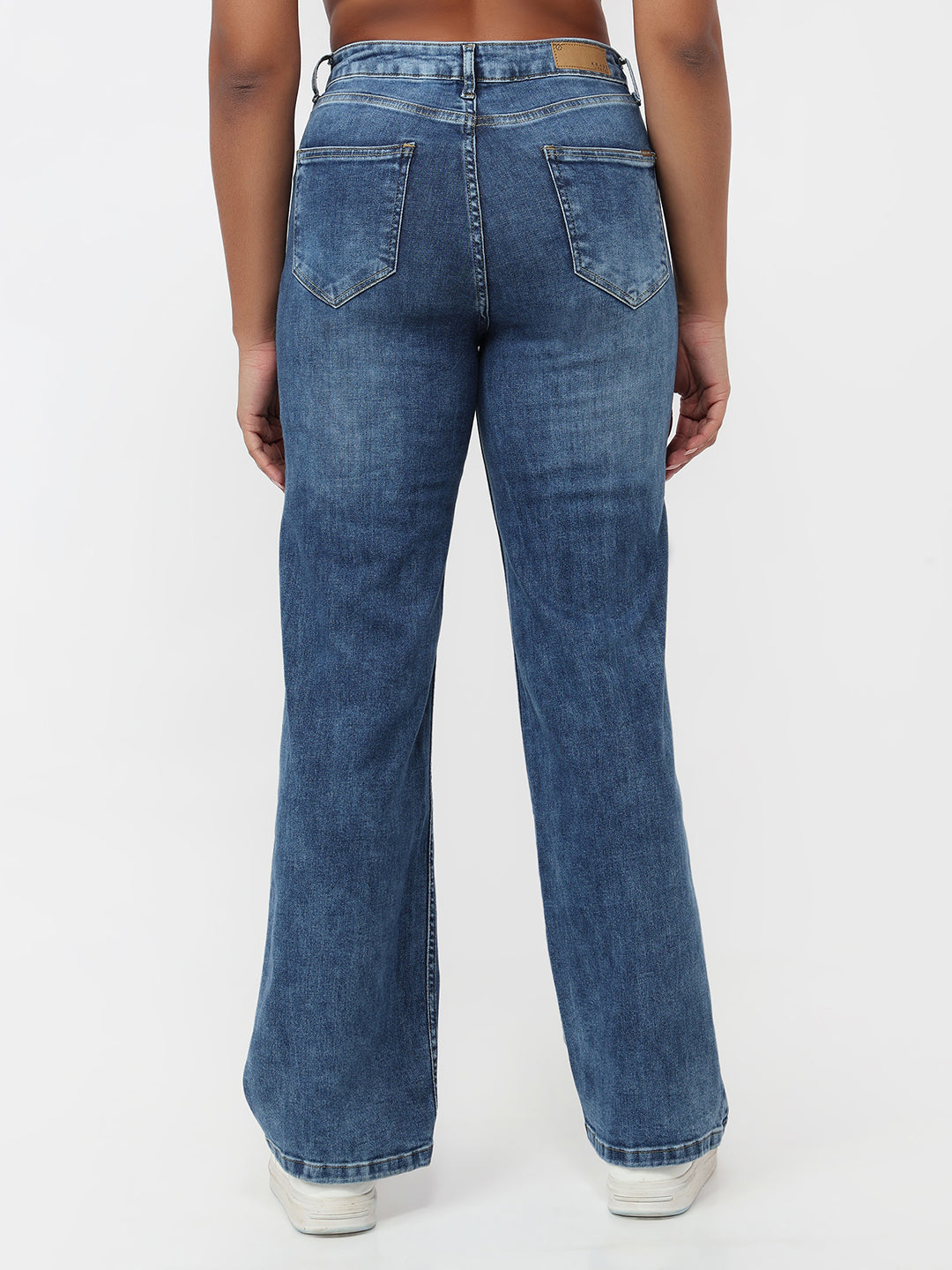Blue High-Rise Baggy Jeans