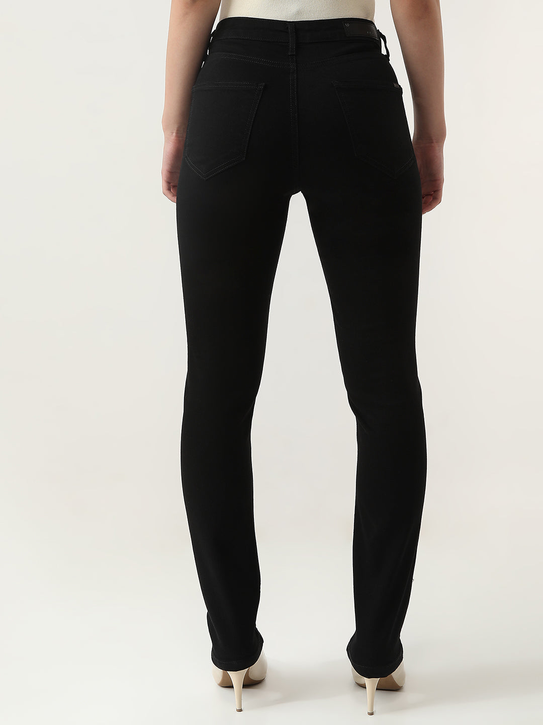 Women High-Rise Straight Fit Jeans