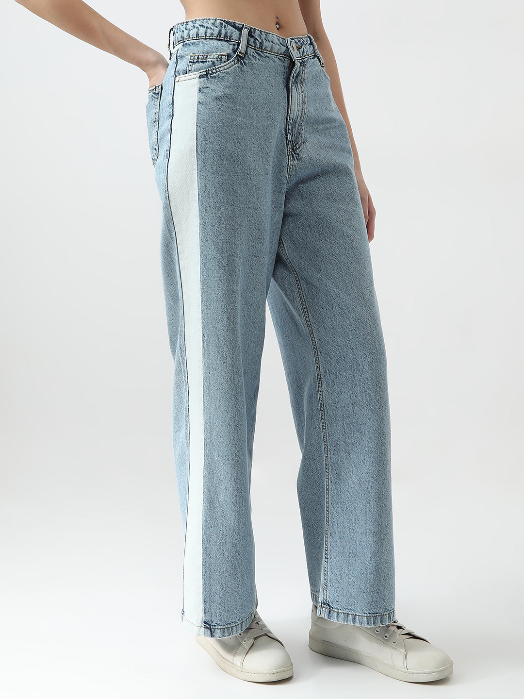 Women High-Rise Wide Leg Jeans