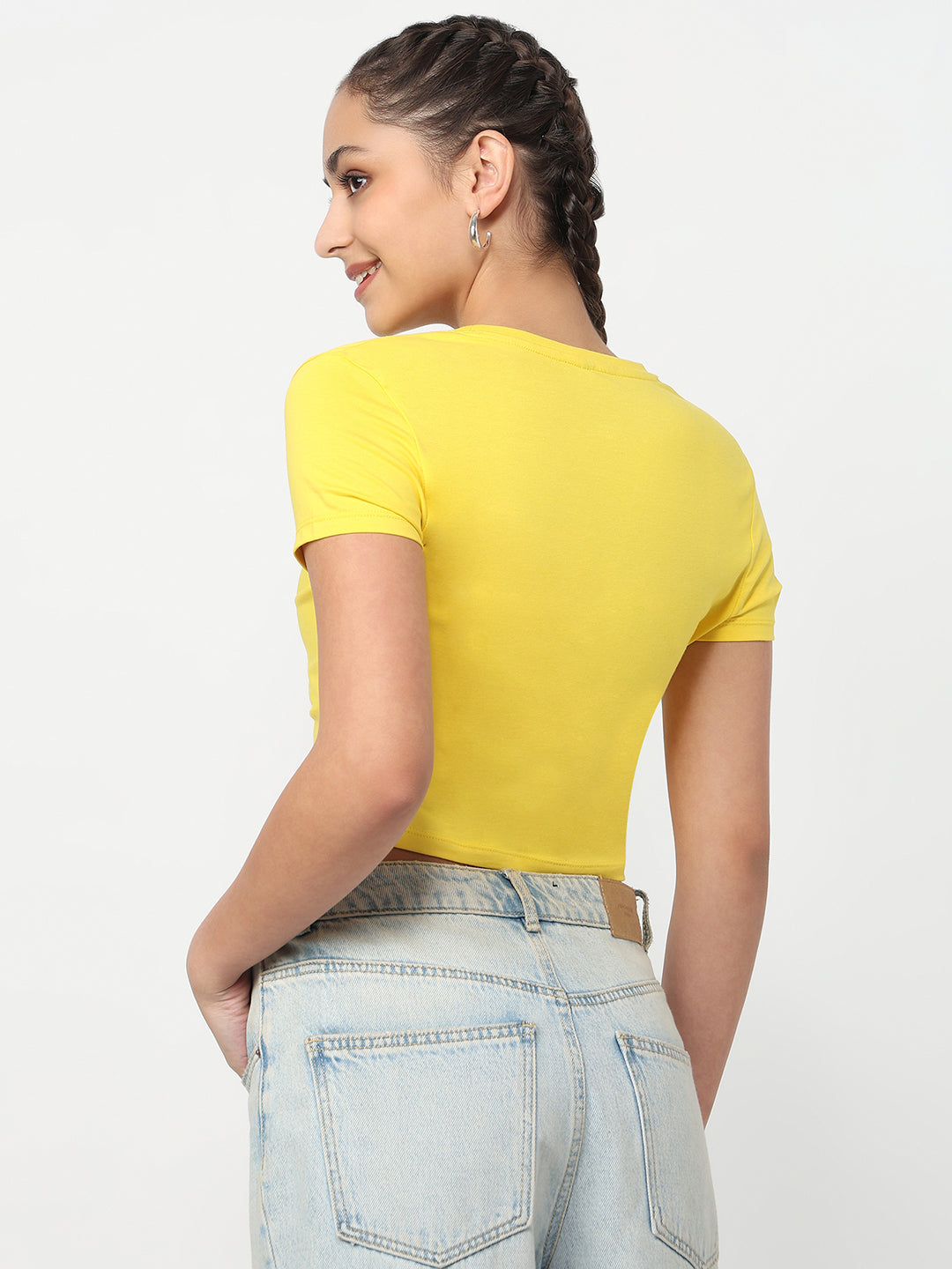 Women Yellow Genz Tees