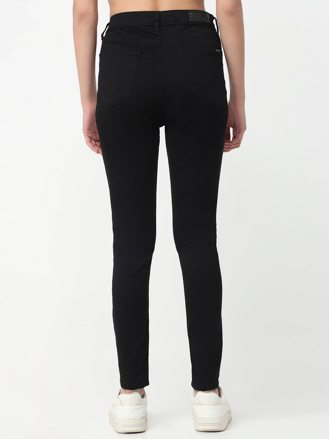 Women Black Sky High Skinny Jeans