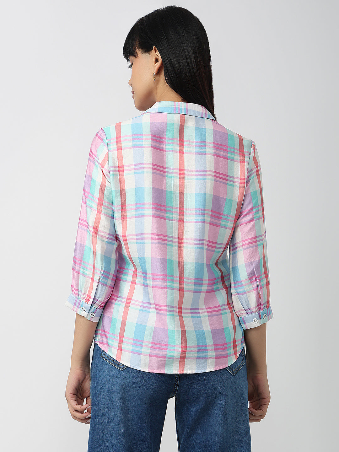 Women Multi Slim Fit Shirt