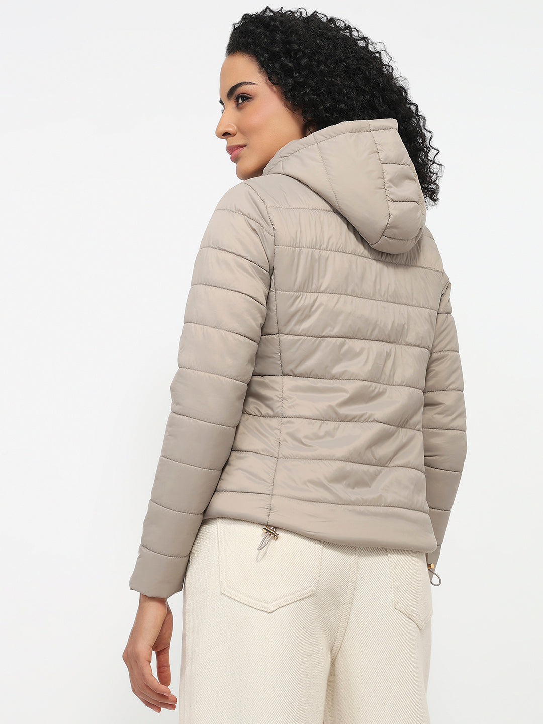 Women Champagne Winter Jacket