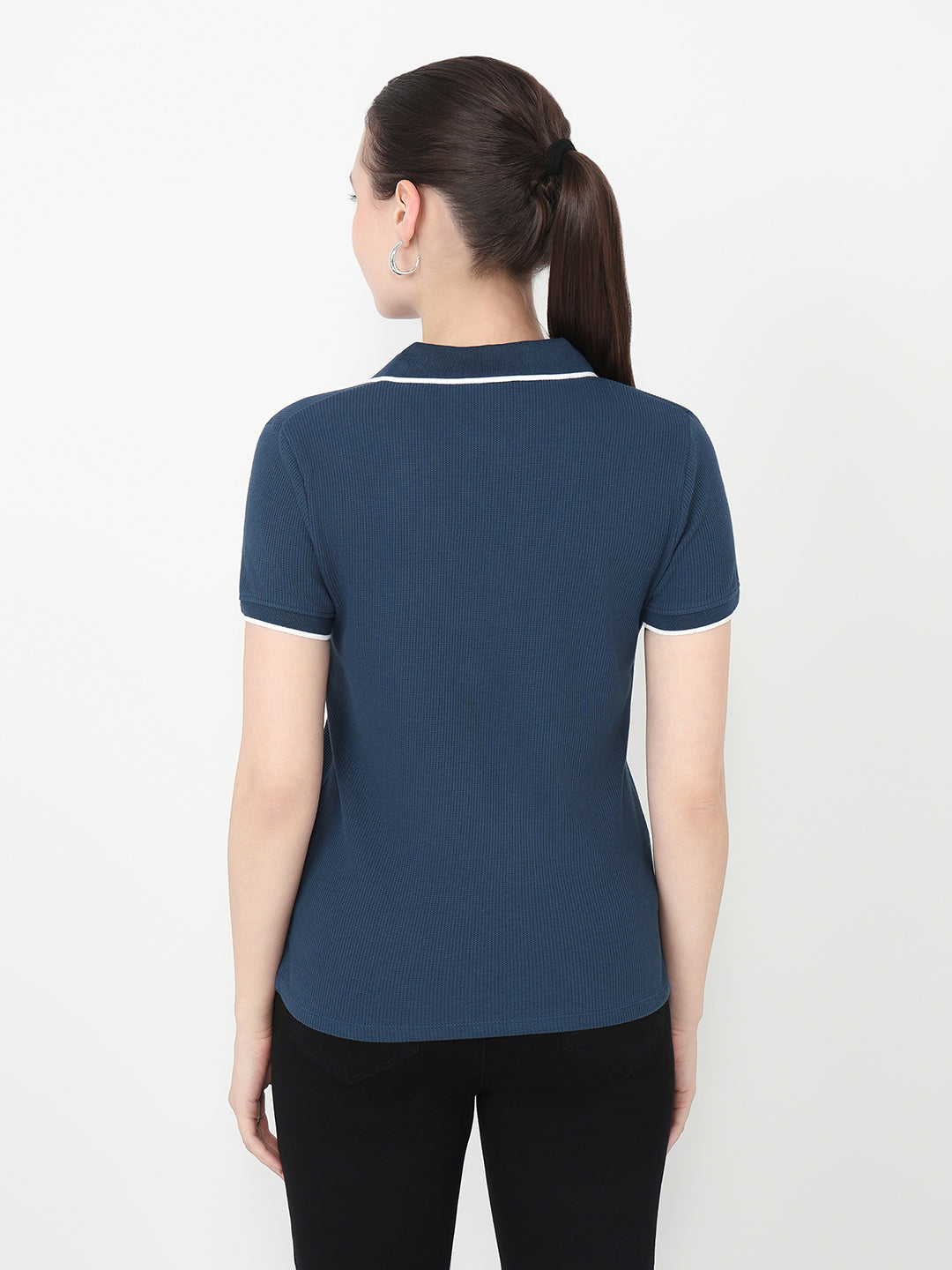 Women Airforce Slim Fit Polo T-Shirt