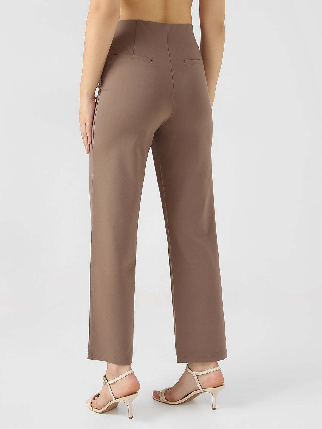 Women High-Rise Wide Leg Treggings