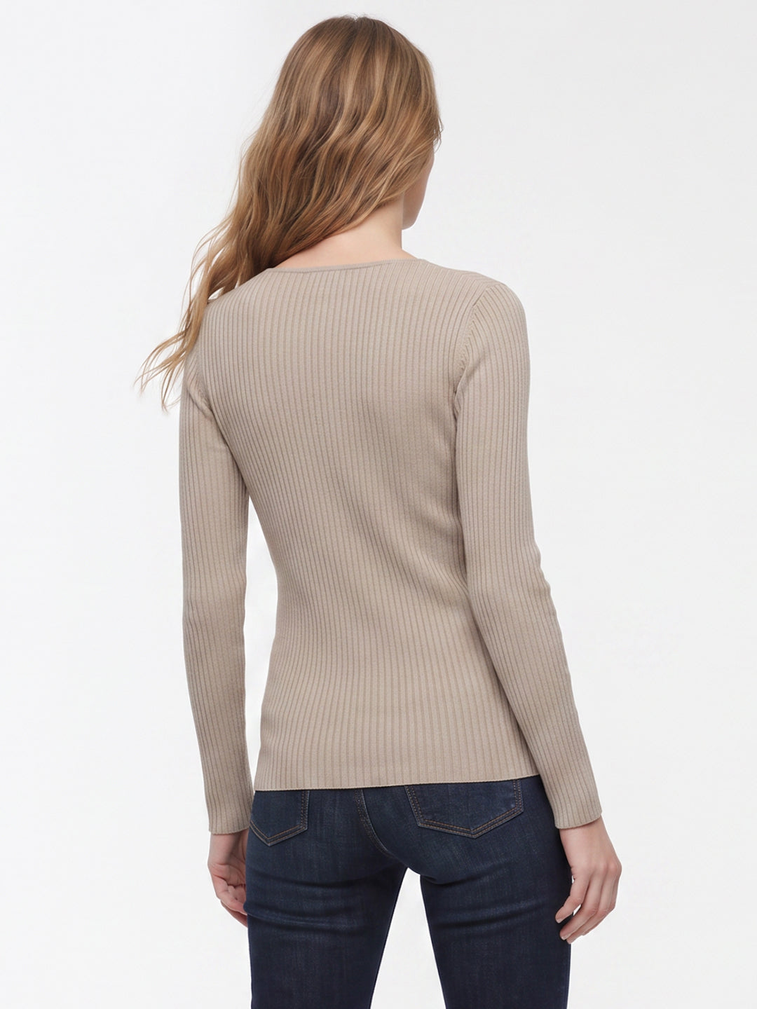 Women Champagne Flat Knit