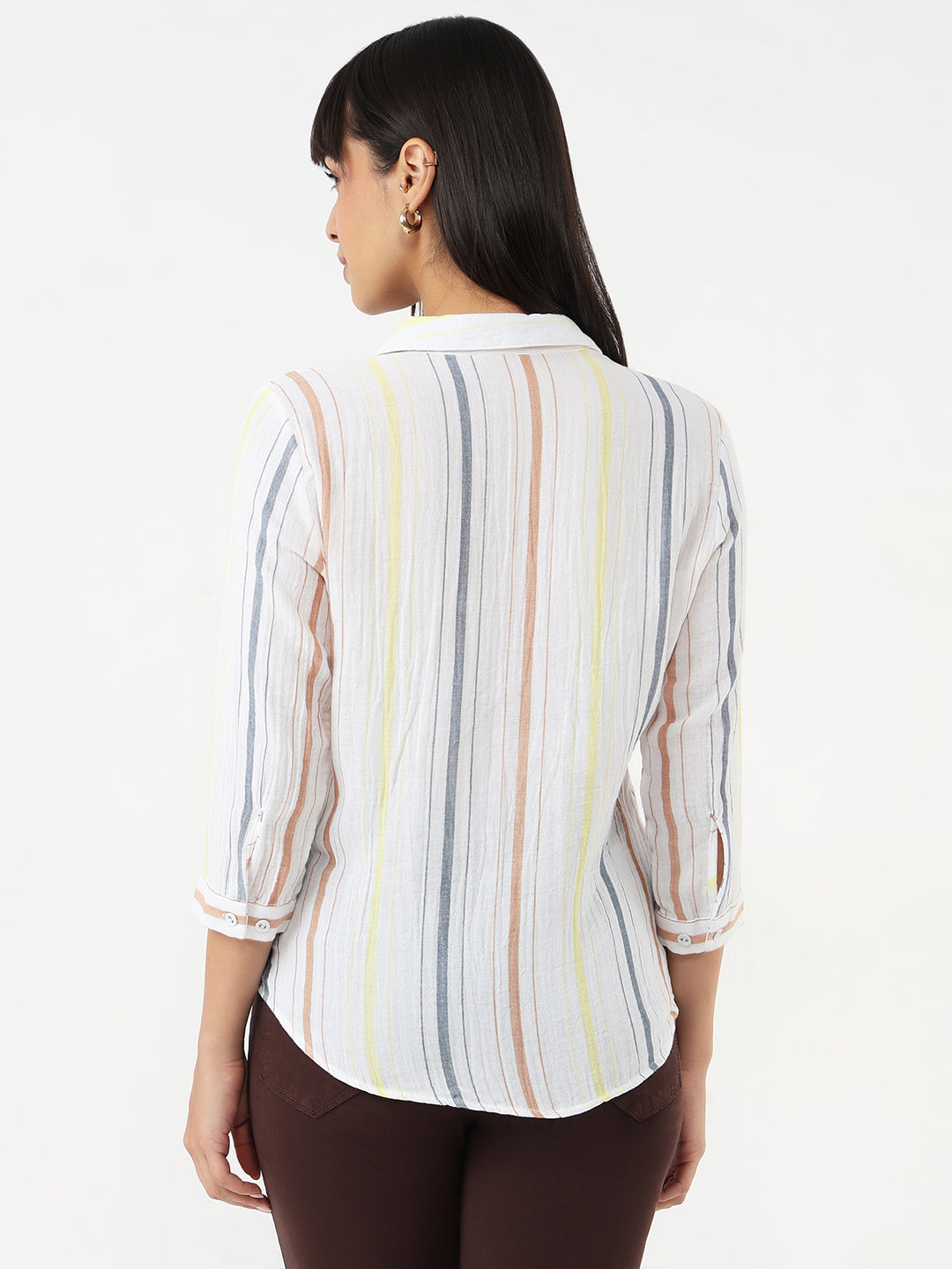 Women Multi Stripe Shirt