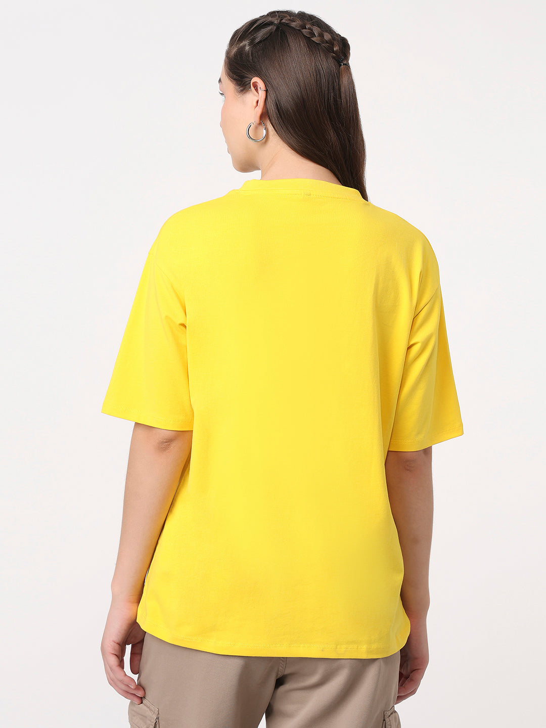 Women Golden Sunset Oversized T-Shirt