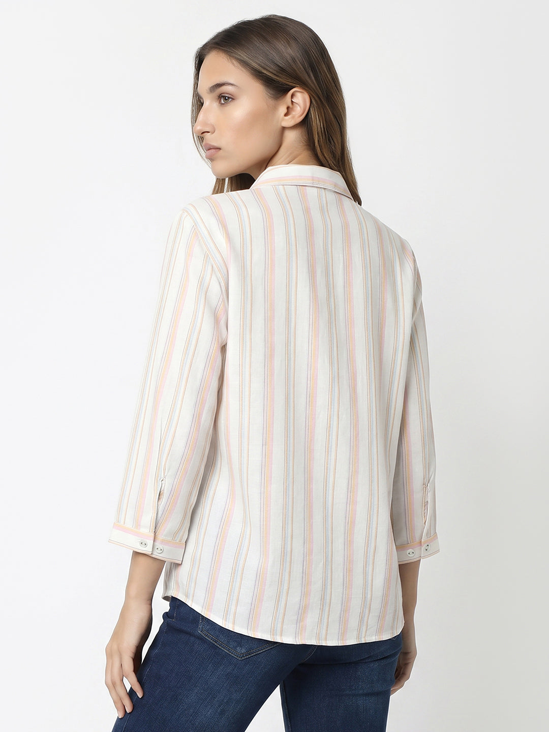Women Multi Stripe Shirt