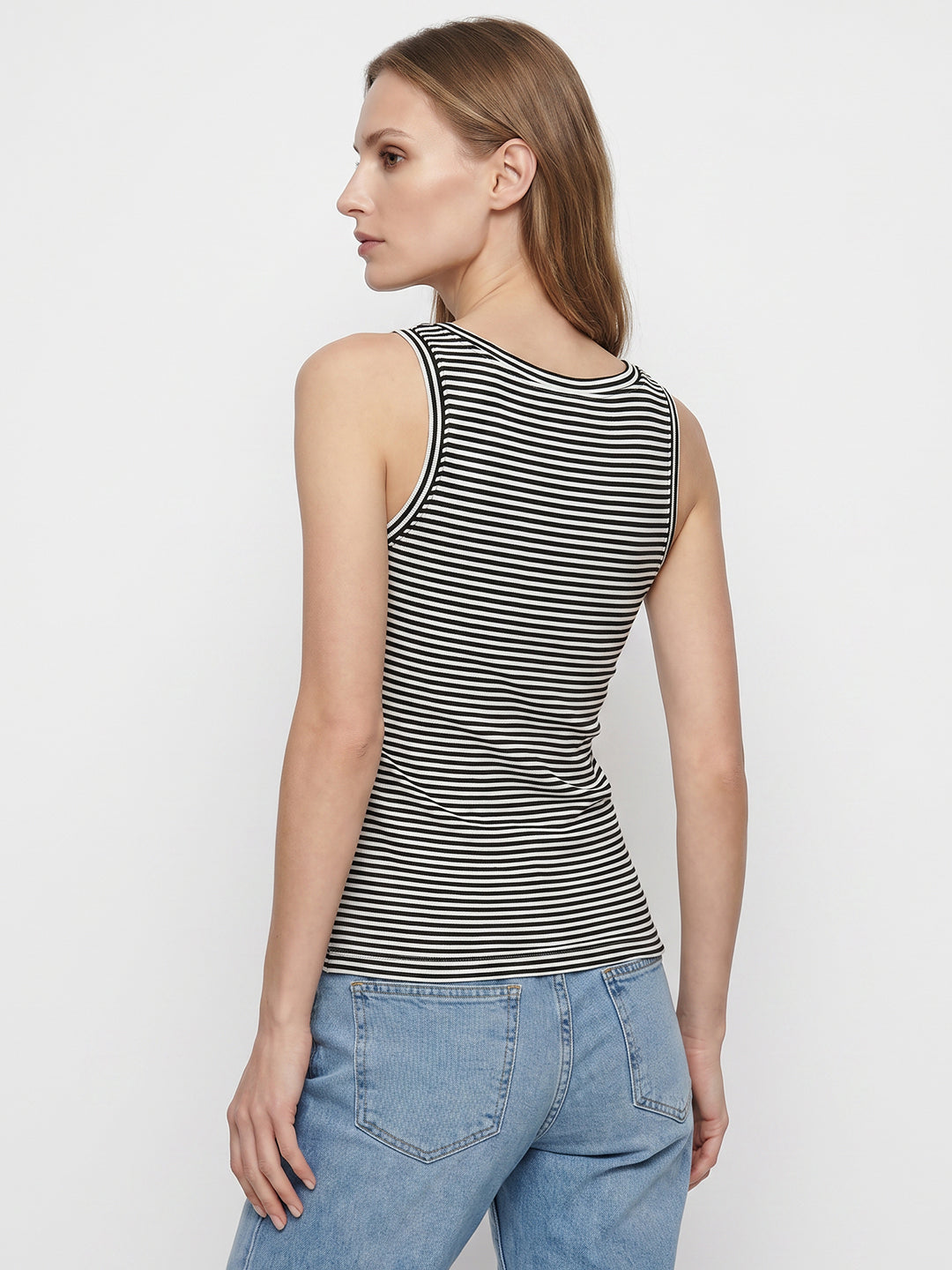 Women Black/White Bralette Top