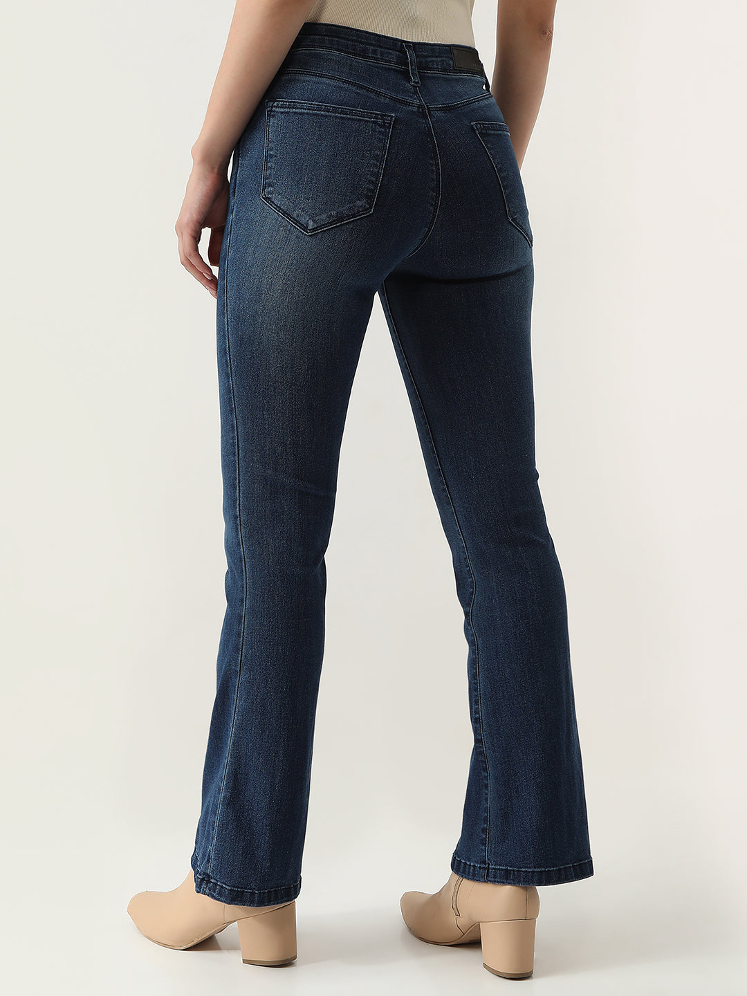 Women High-Rise Flared Jeans