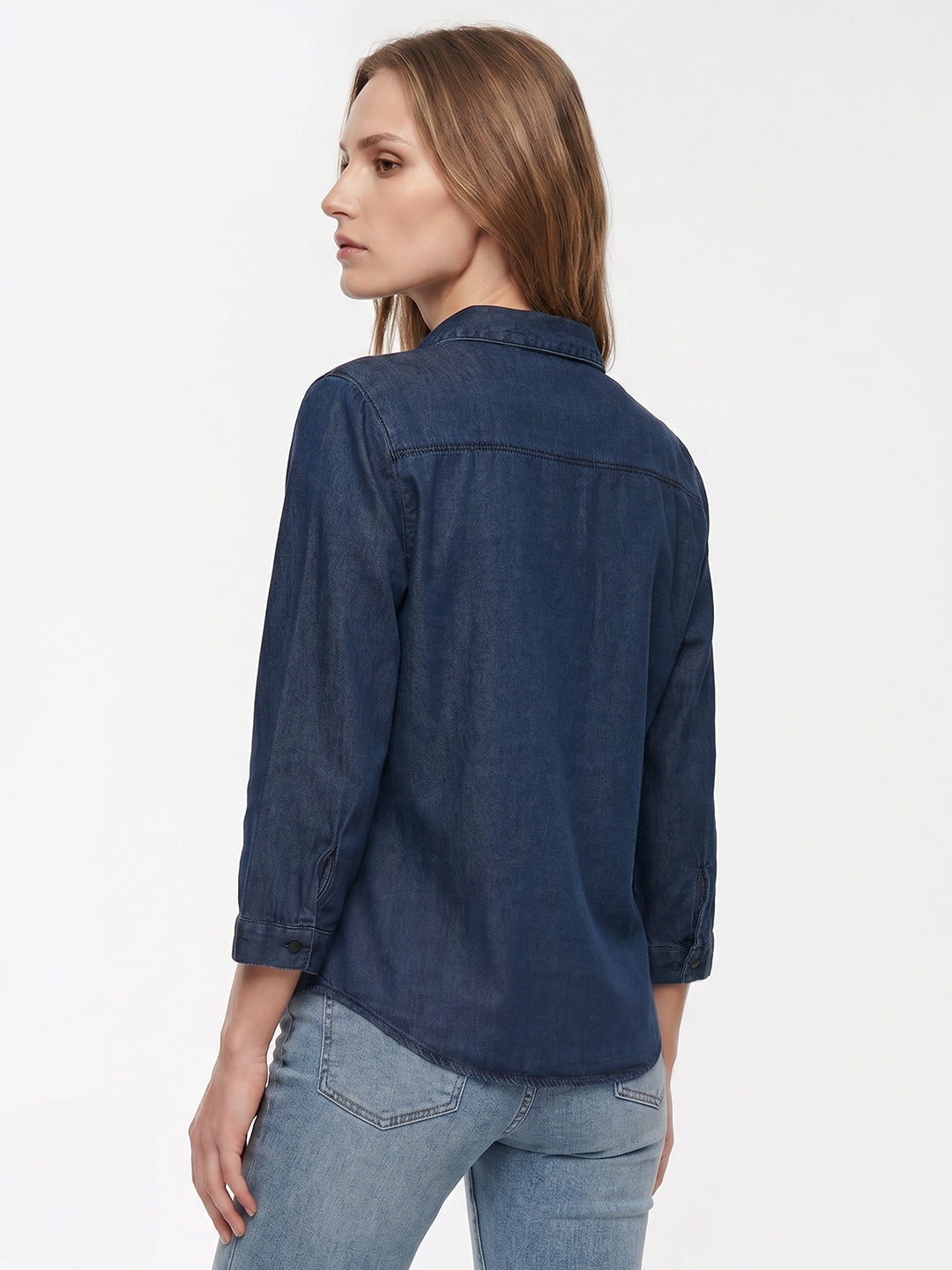 Women Dark Blue Shirt