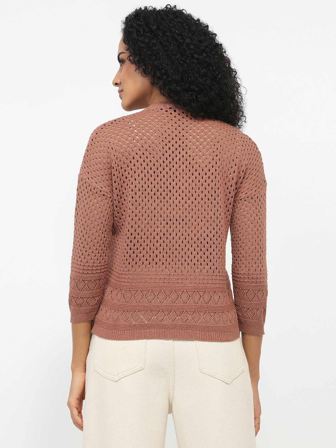 Women Mocha Mousse Ponitelle Top