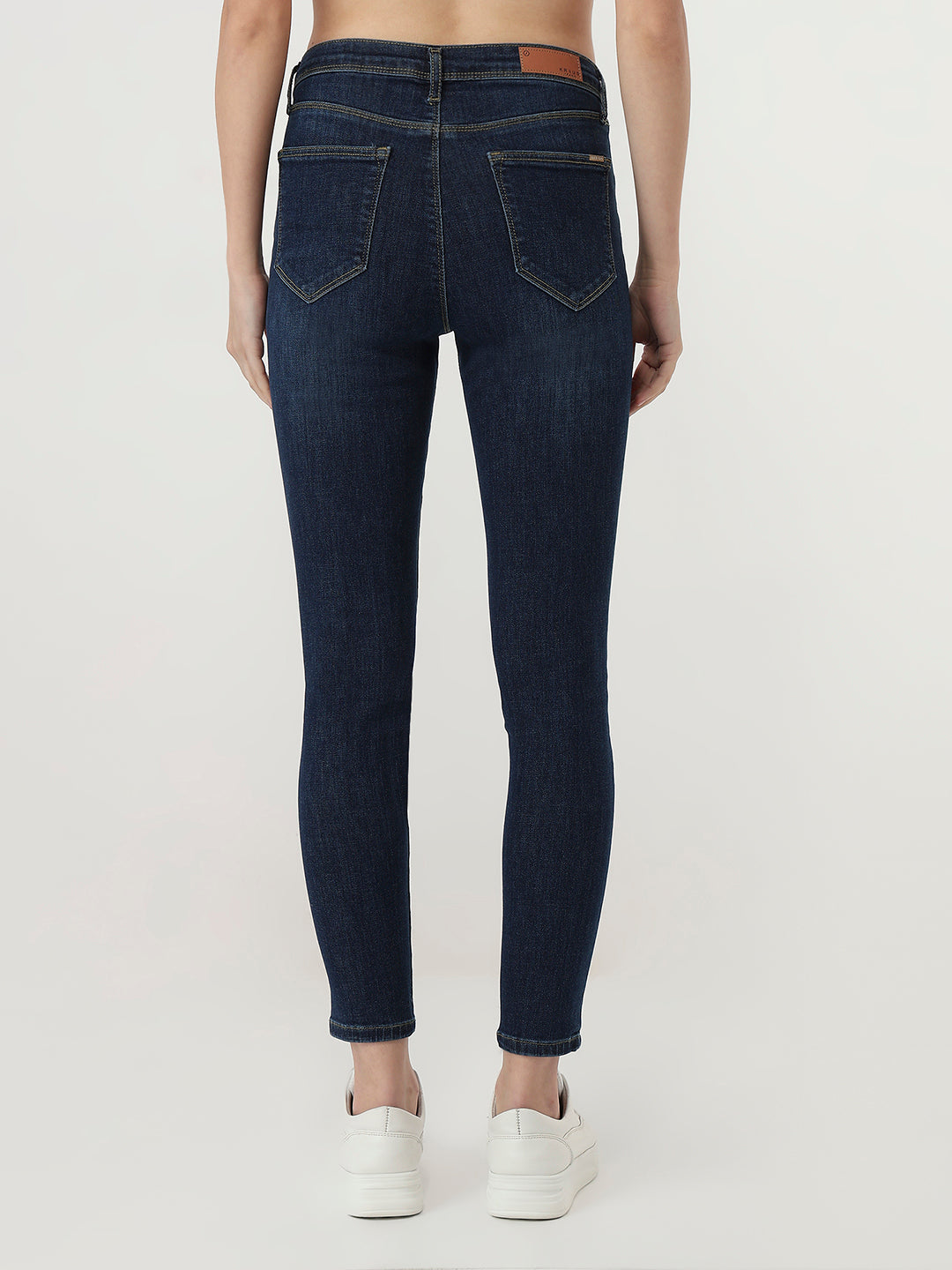 Women Blue High-Rise Skinny Jeans
