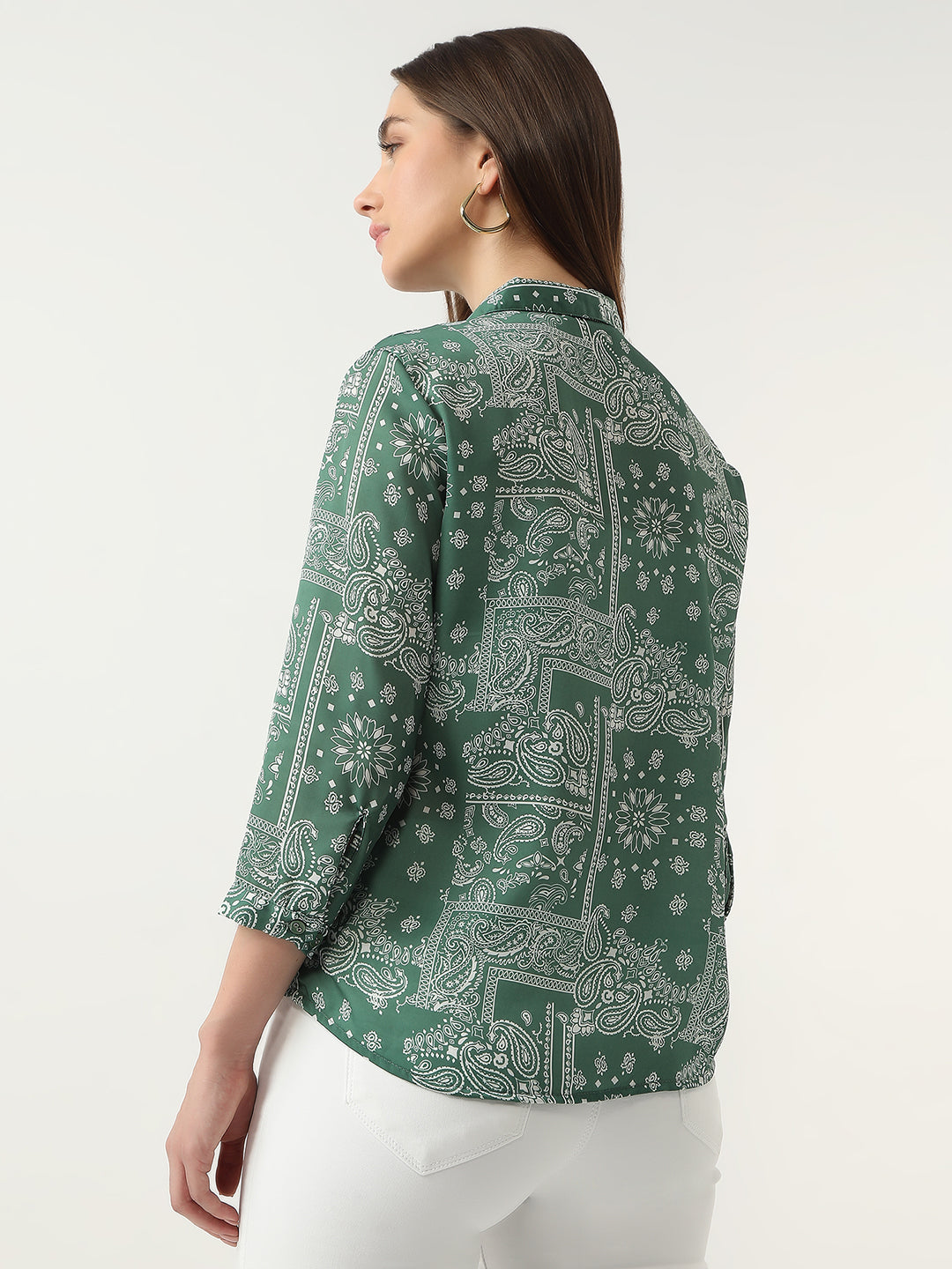 Women Jade Printed Shirt