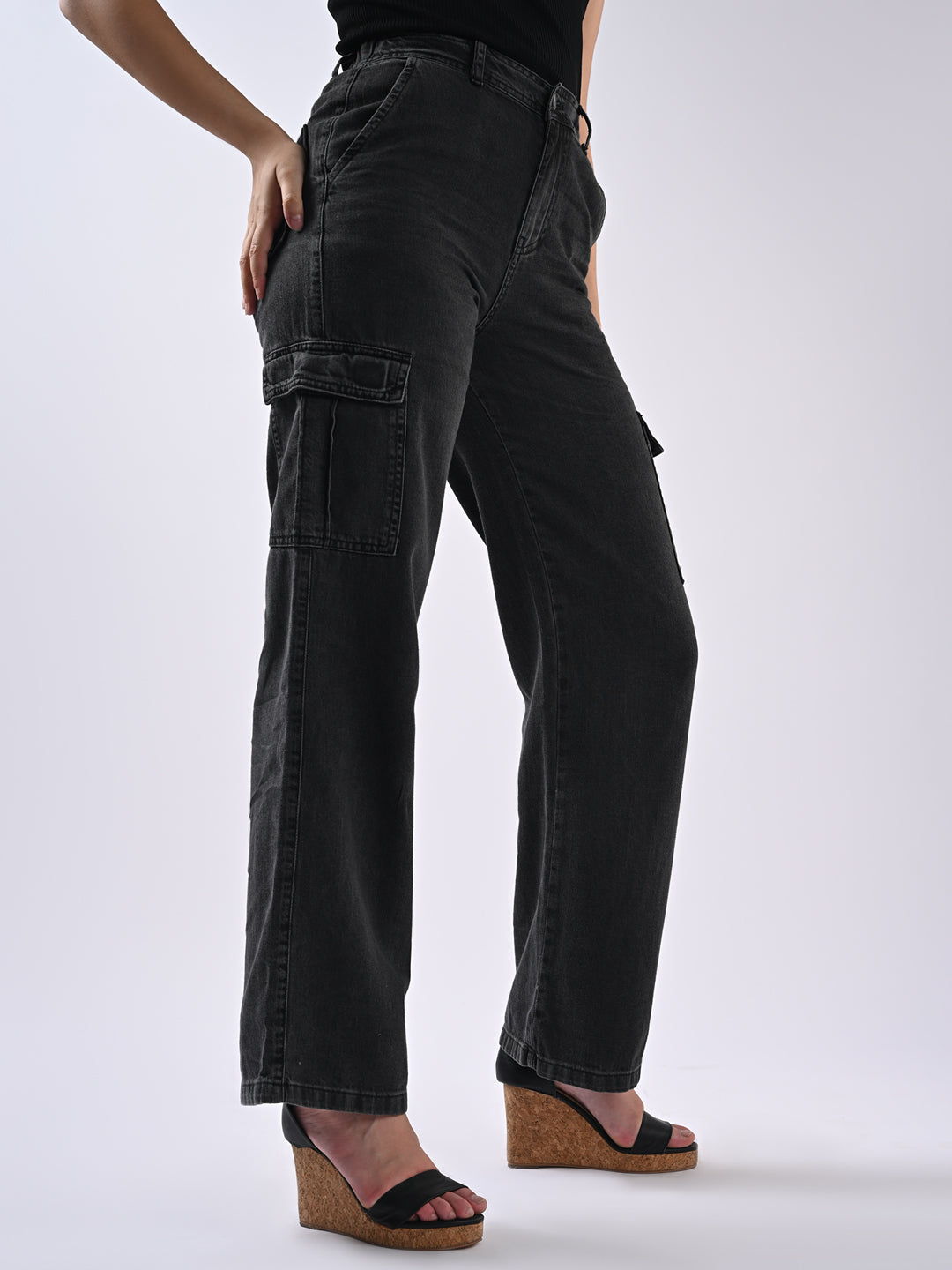 Women Grey Cargo