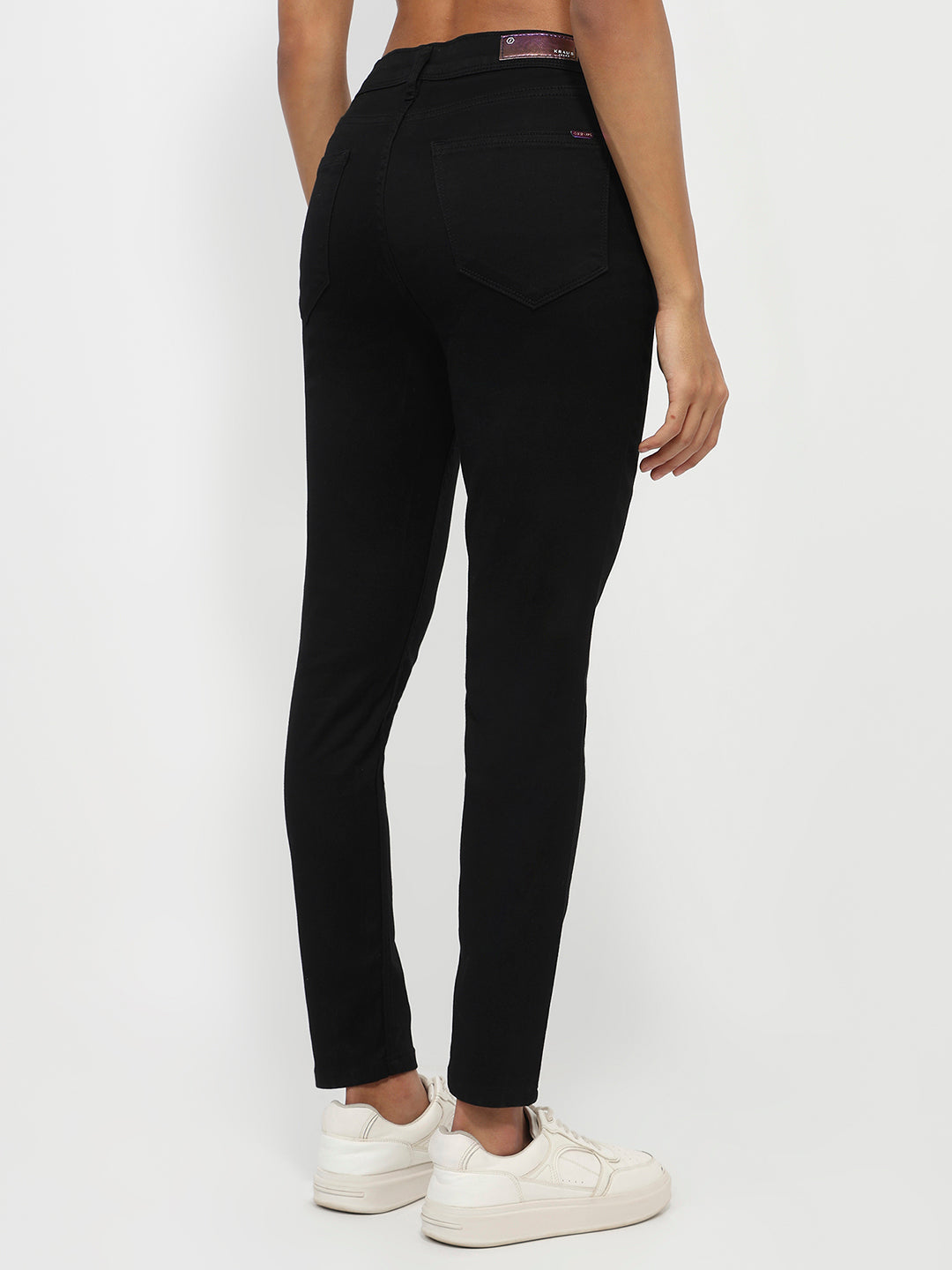 Women Black High-Rise Skinny Jeans