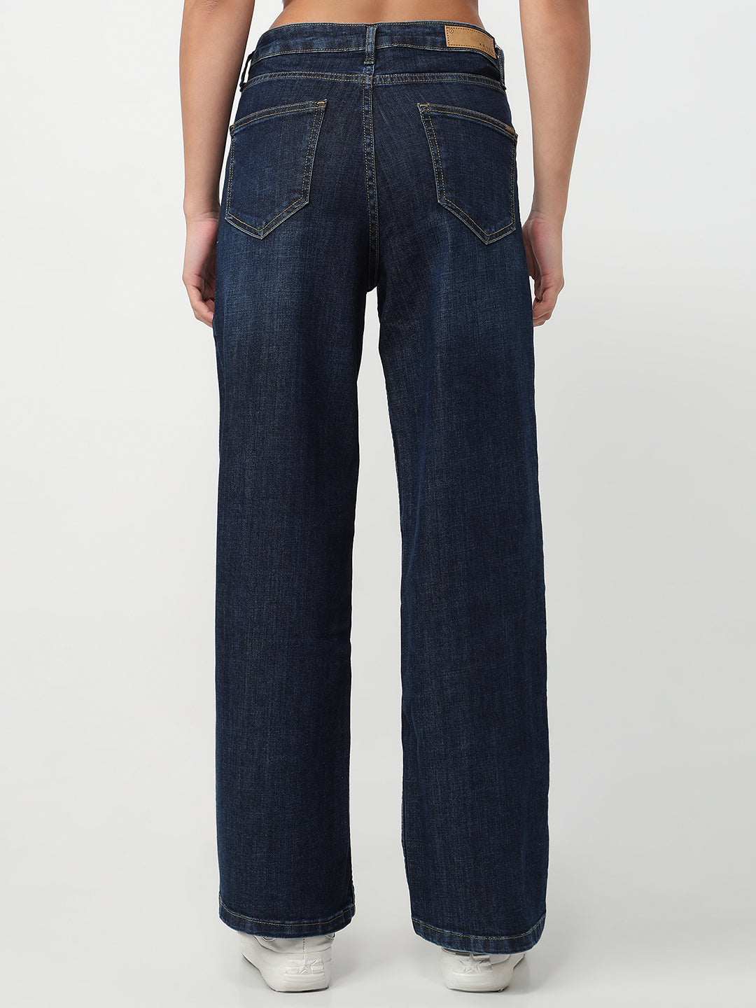 Women Blue High-Rise Flare Jeans