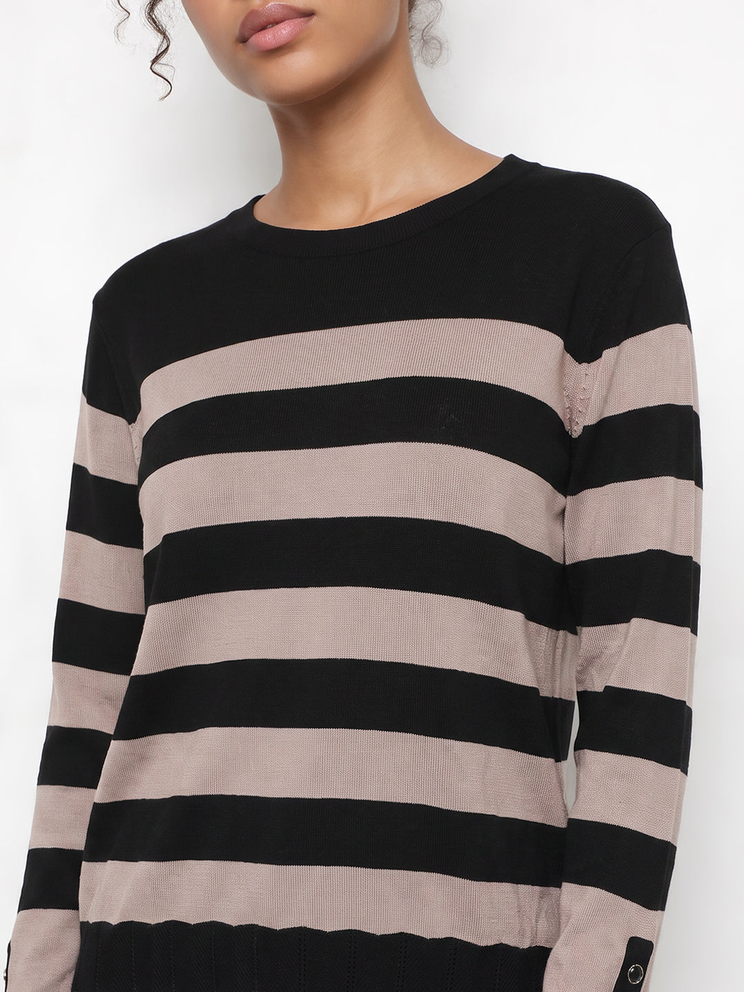 Black Summer Sand Flat Knit