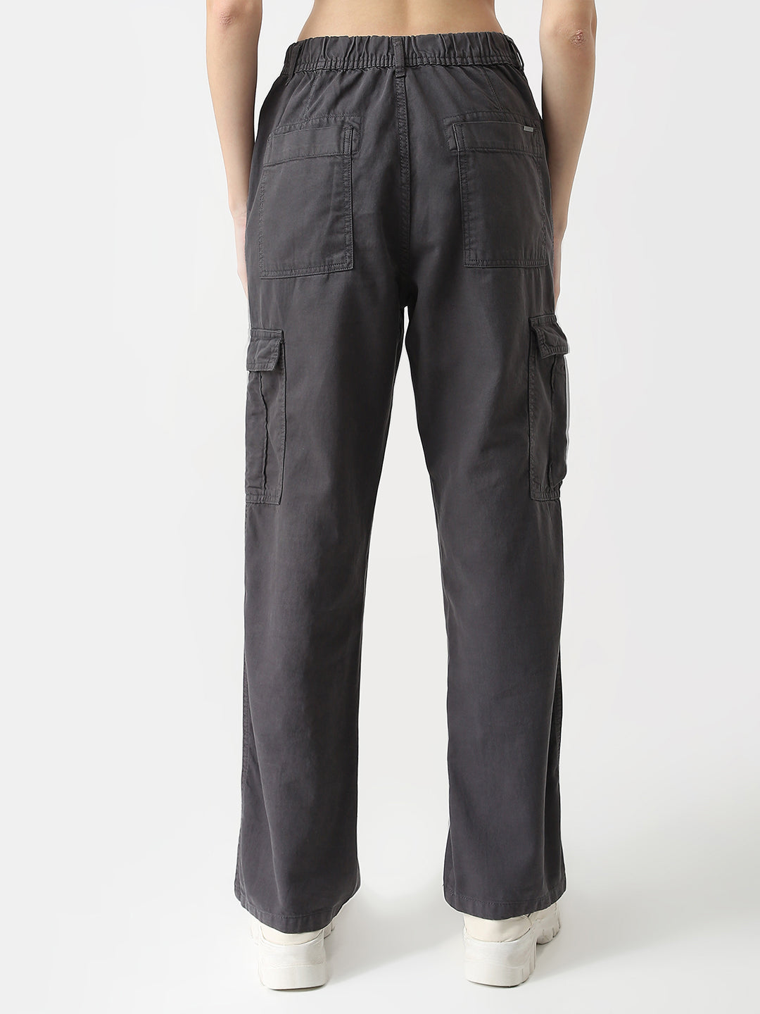 Women High-Rise Loose Fit Cargo