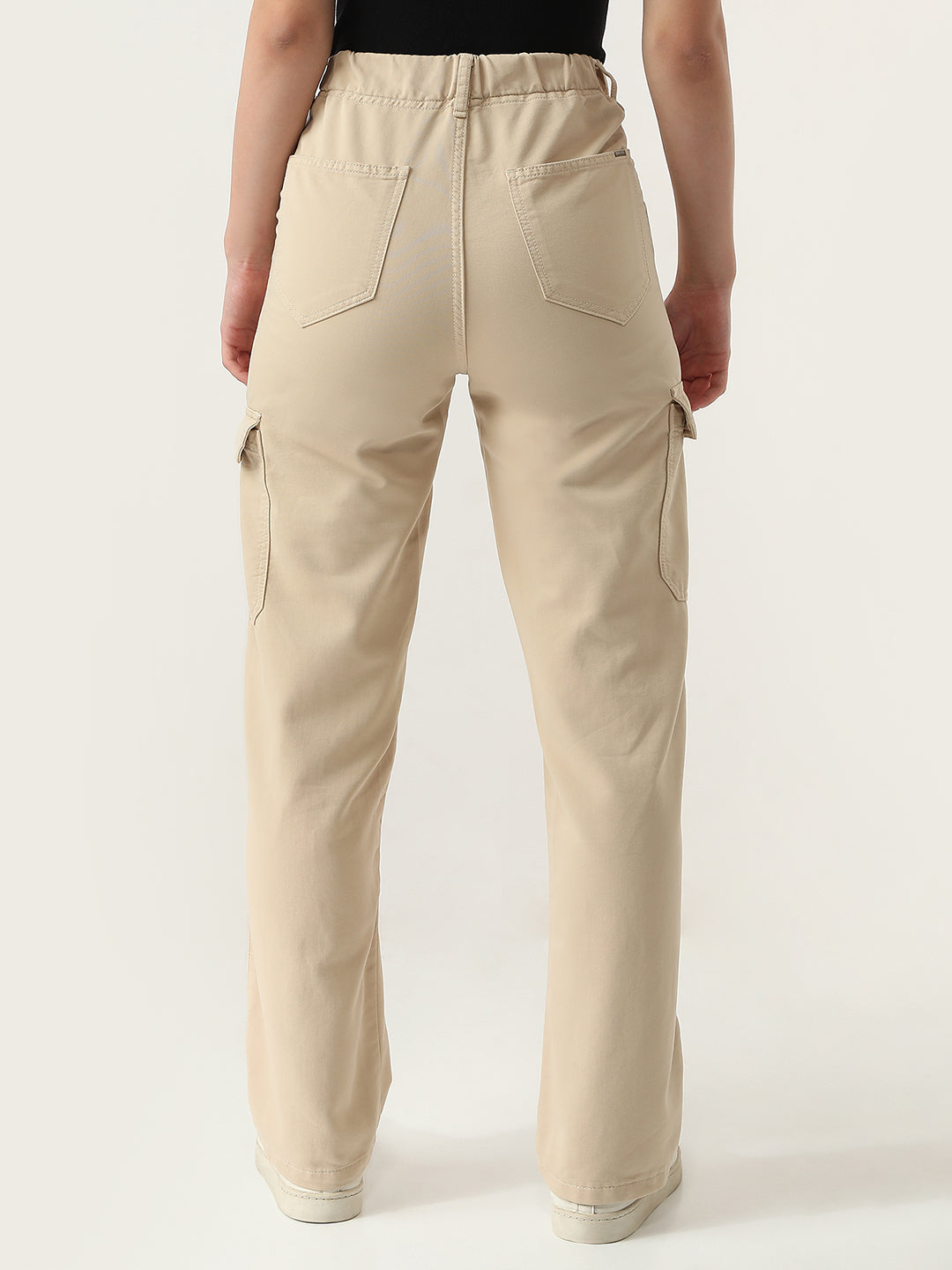 Women Oatmilk Mid-Rise Cargo
