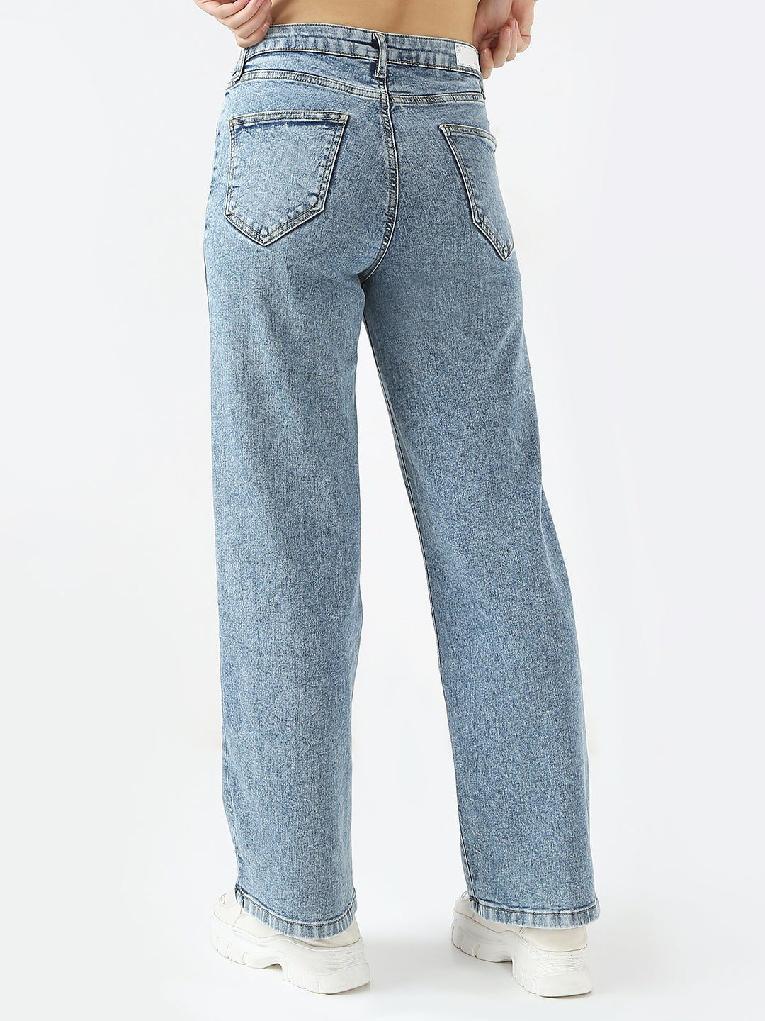 Women High-Rise Wide Leg Jeans