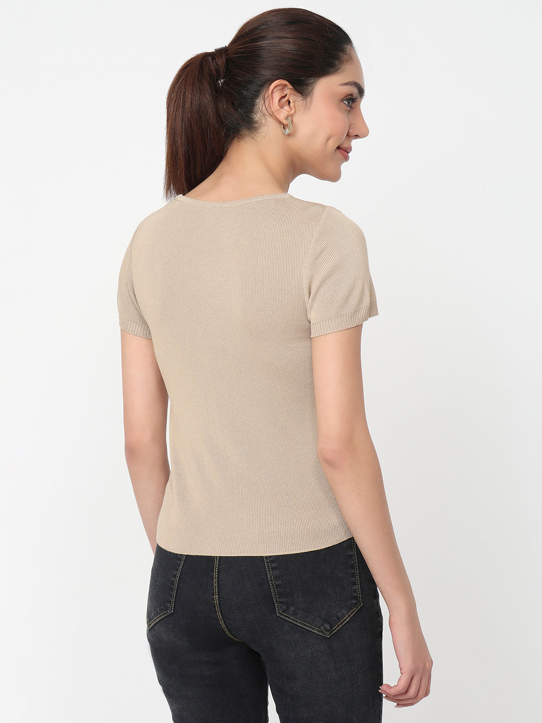 Women Summer Sand Slim Flat Knit