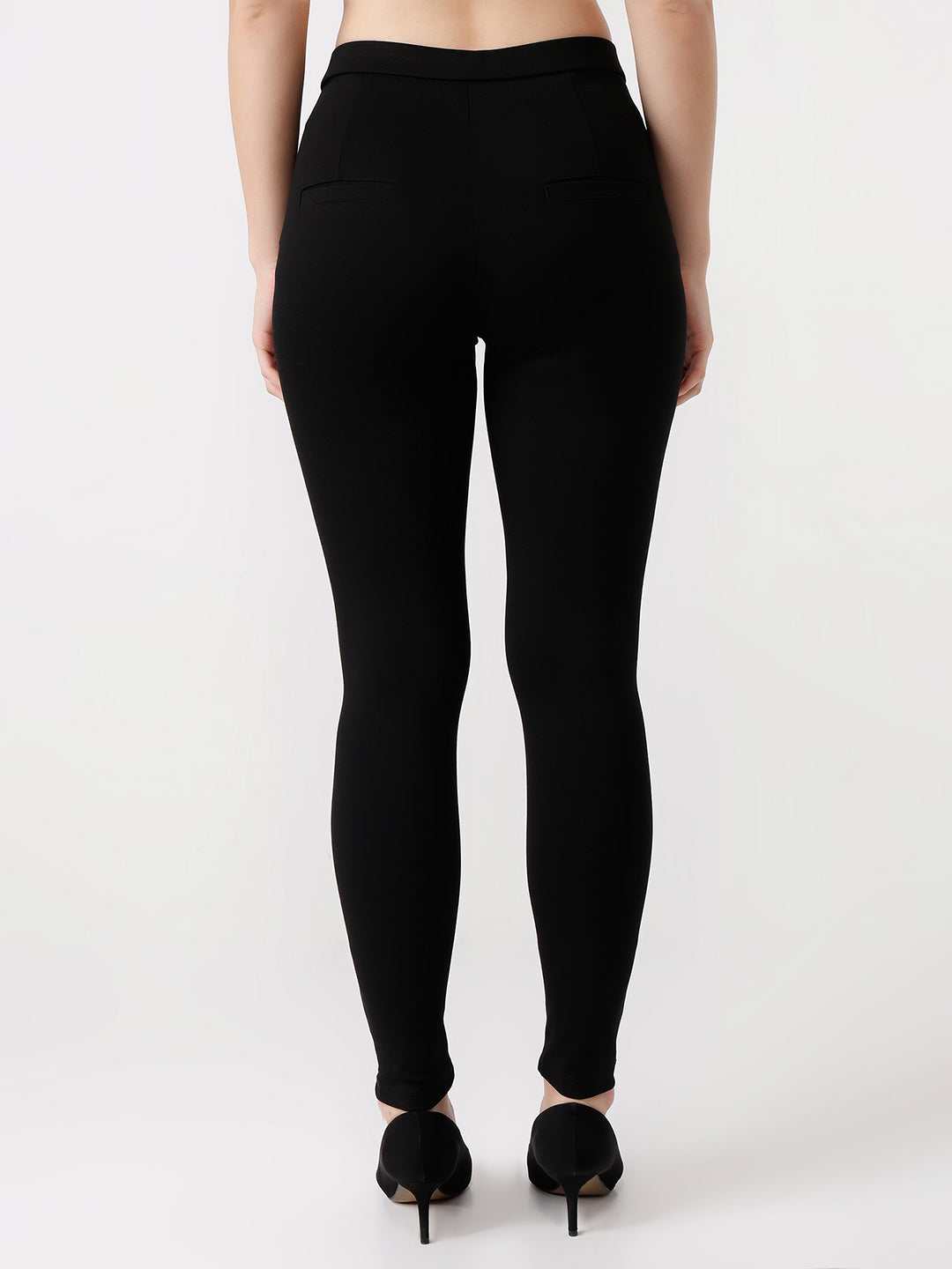 Women Black Skinny Treggings