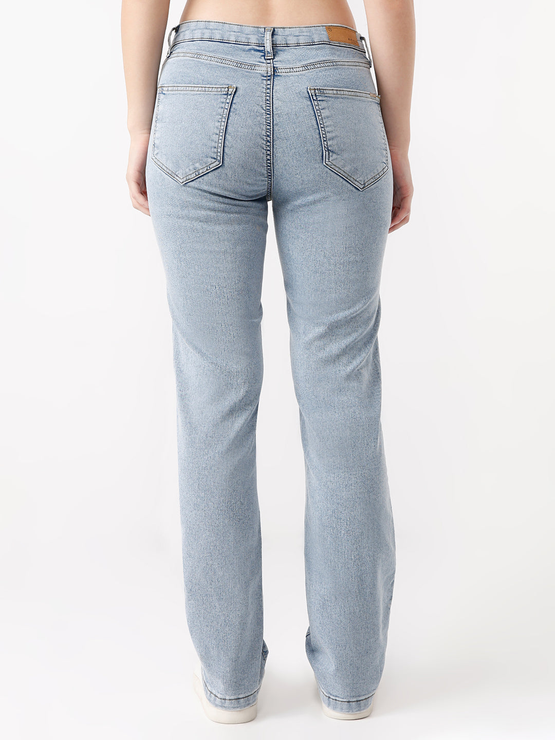 Women High-Rise Slim Straight Fit Jeans
