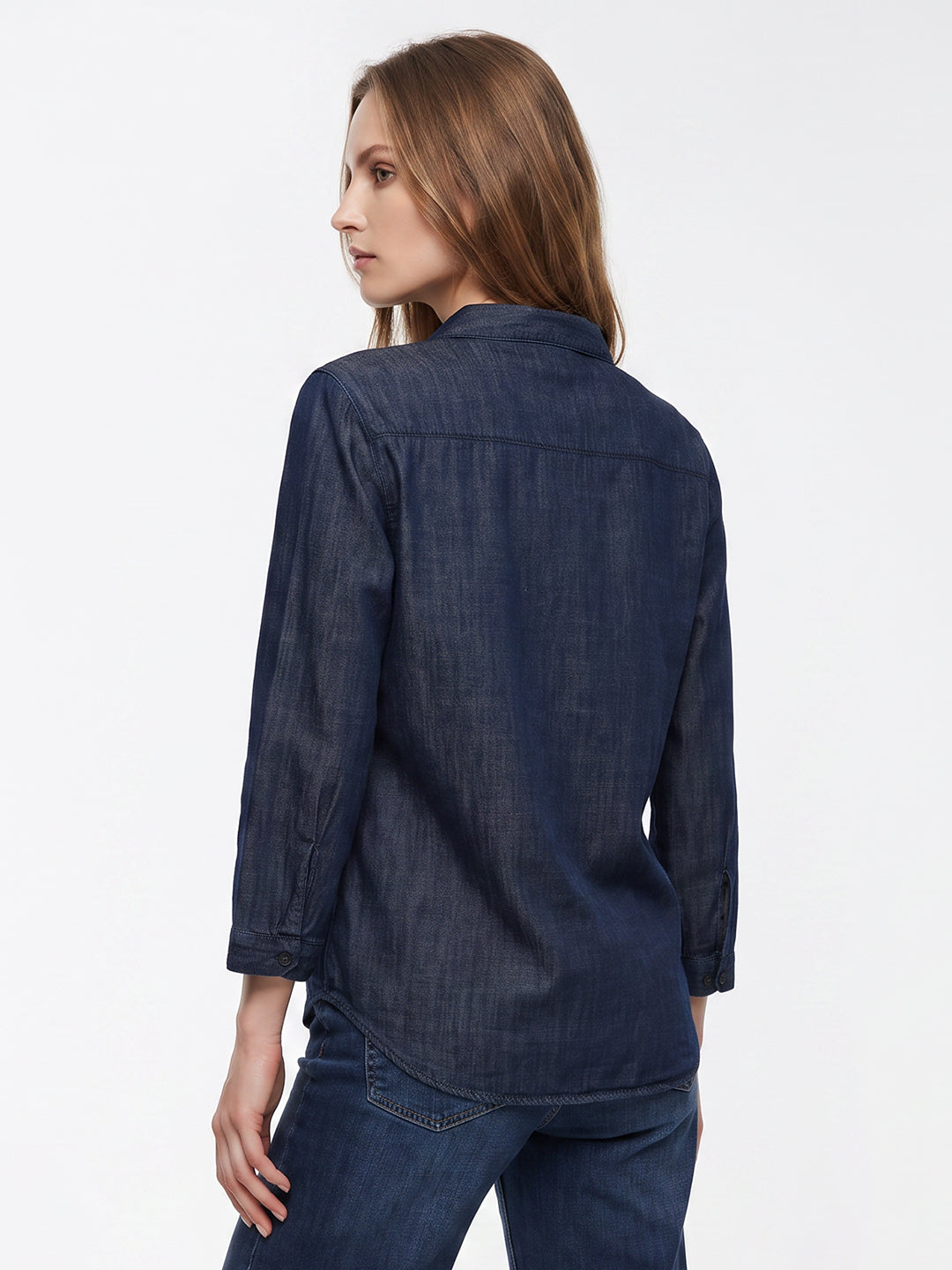 Women Dark Blue Shirt