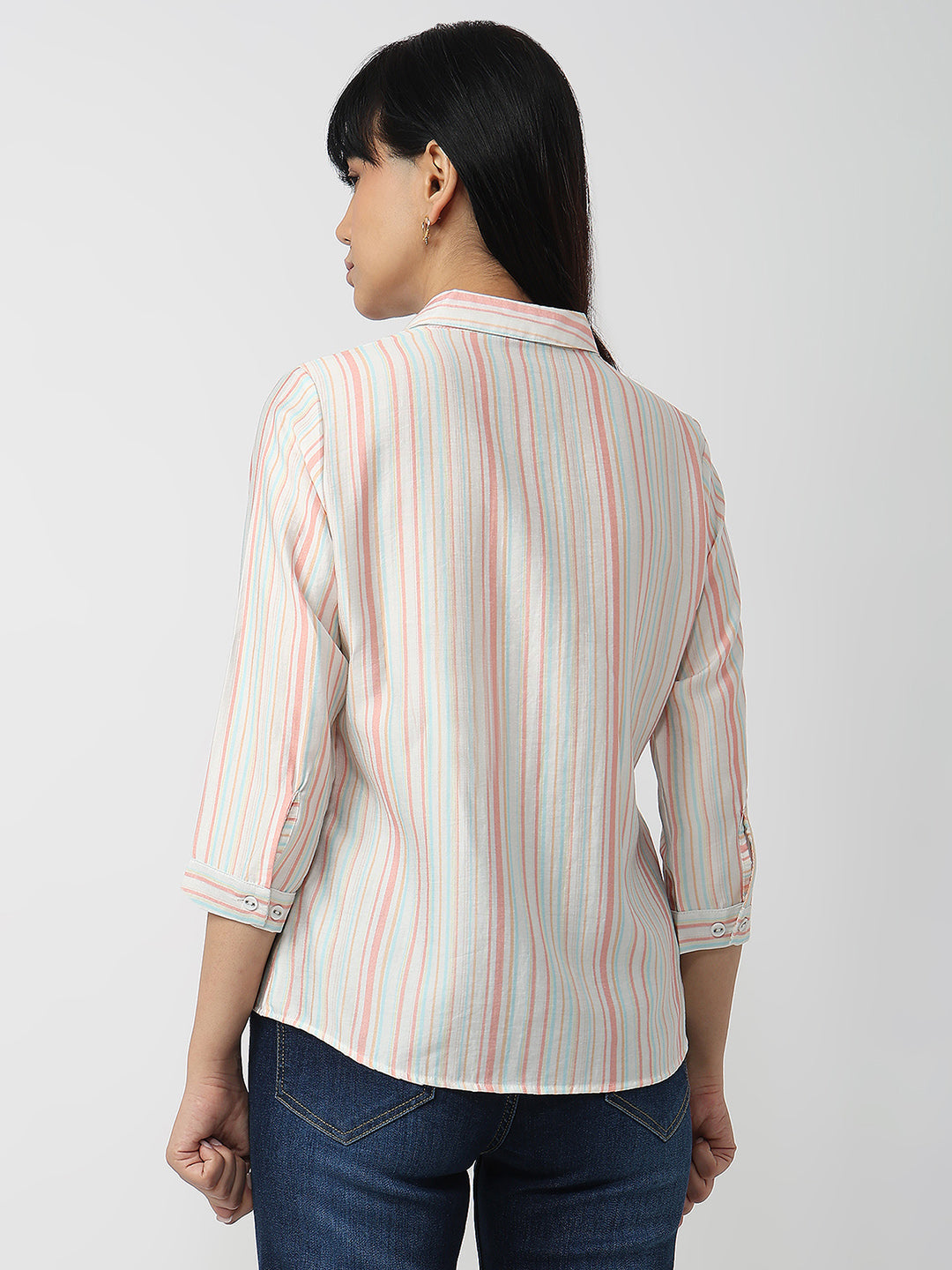 Women Multi Slim Fit Shirt